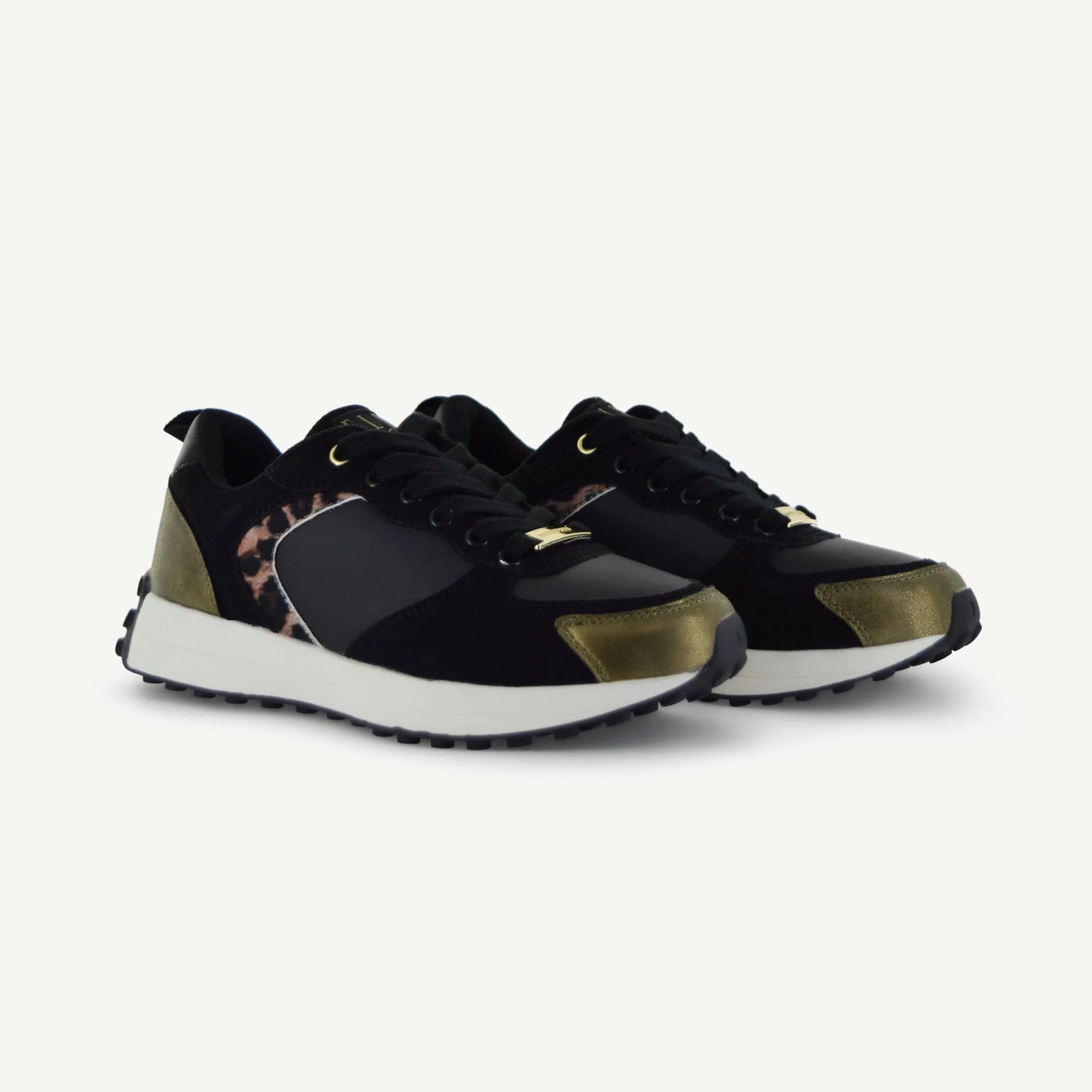 Bastille: Retro Runner - Black/Animal Print - Image 6