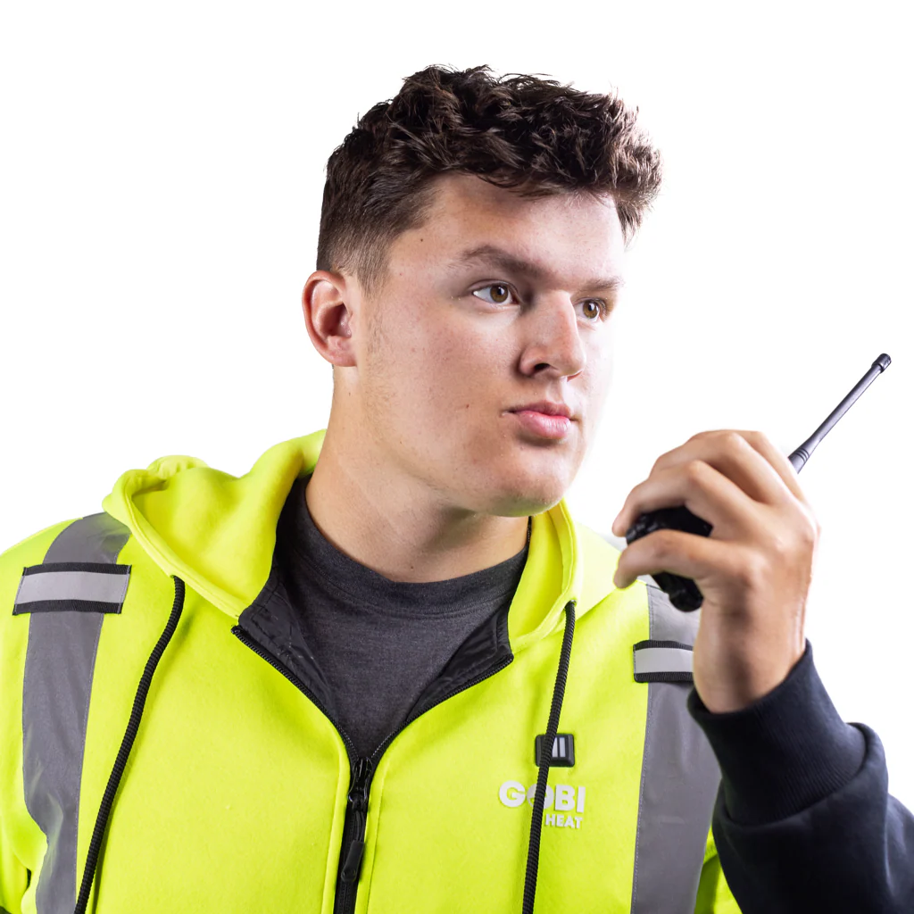 Beam Men's Workwear Heated High-Vis Hoodie - Image 5