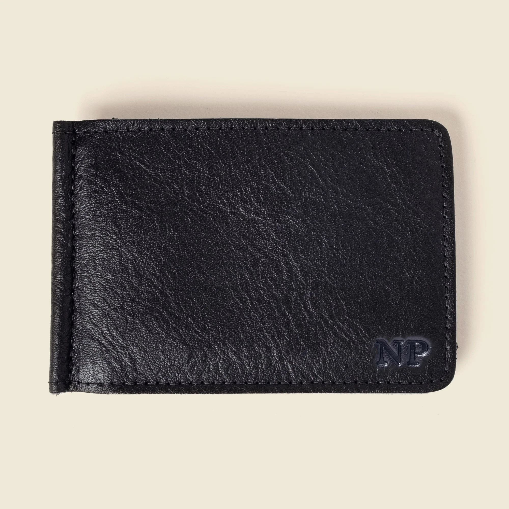 Bifold Money Clip Wallet - Black - Image 5