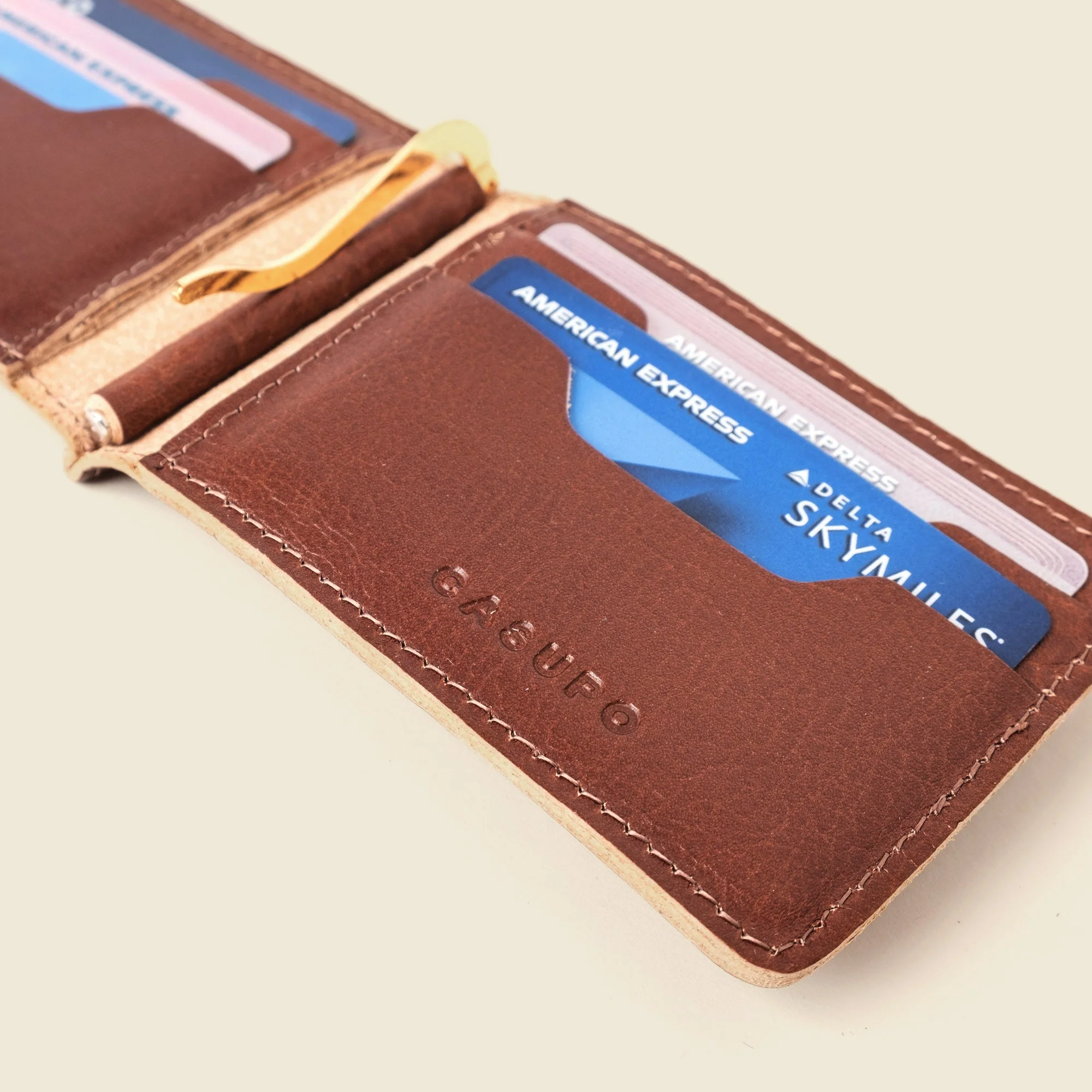Bifold Money Clip Wallet - Chocolate - Image 4