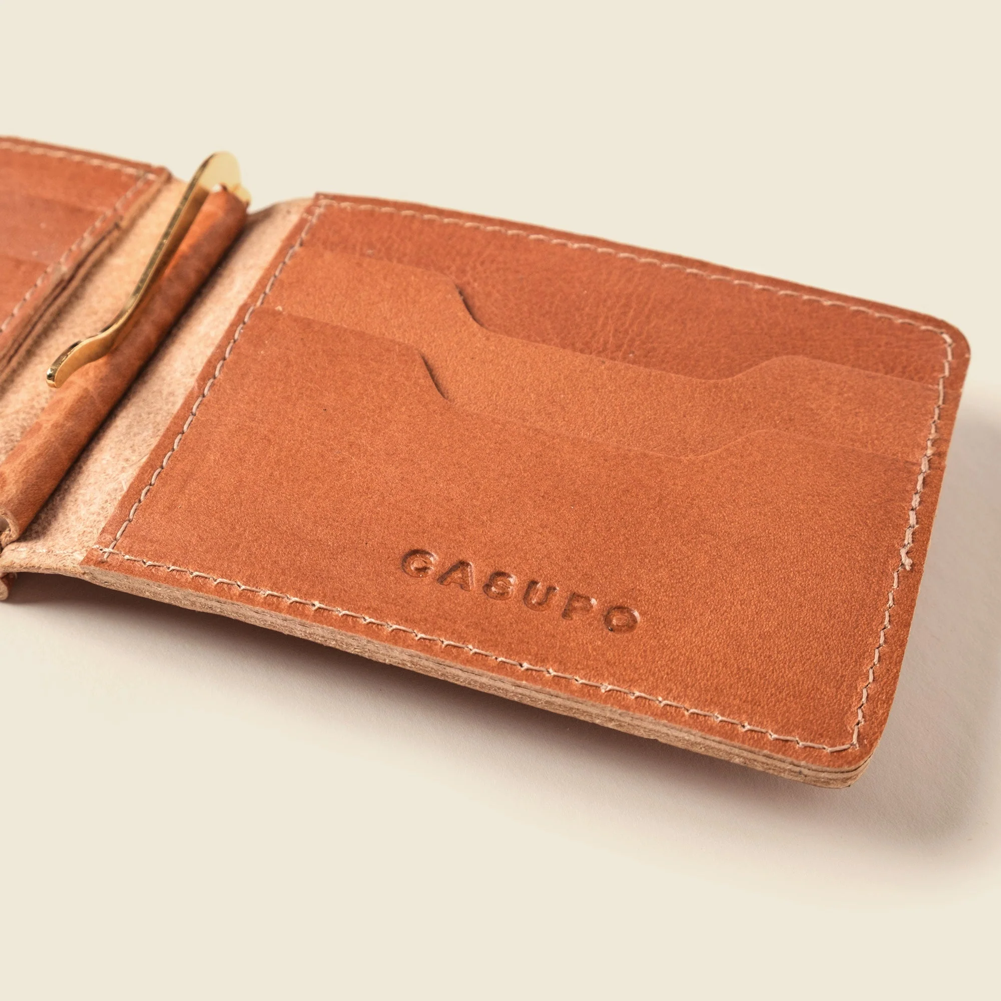 Bifold Money Clip Wallet - Natural - Image 5