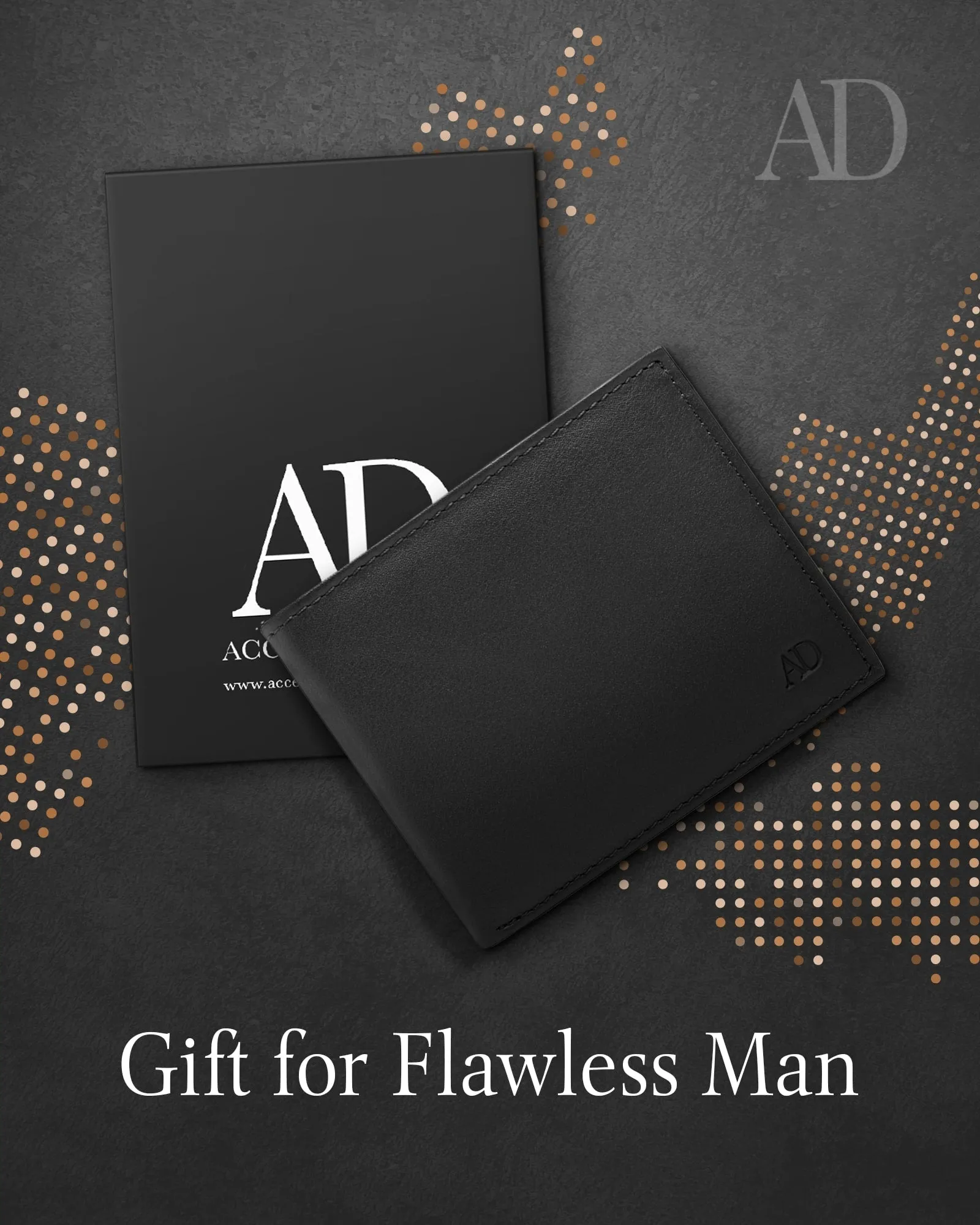 Leather Bifold Wallet with Flip-Up ID Window - Image 14