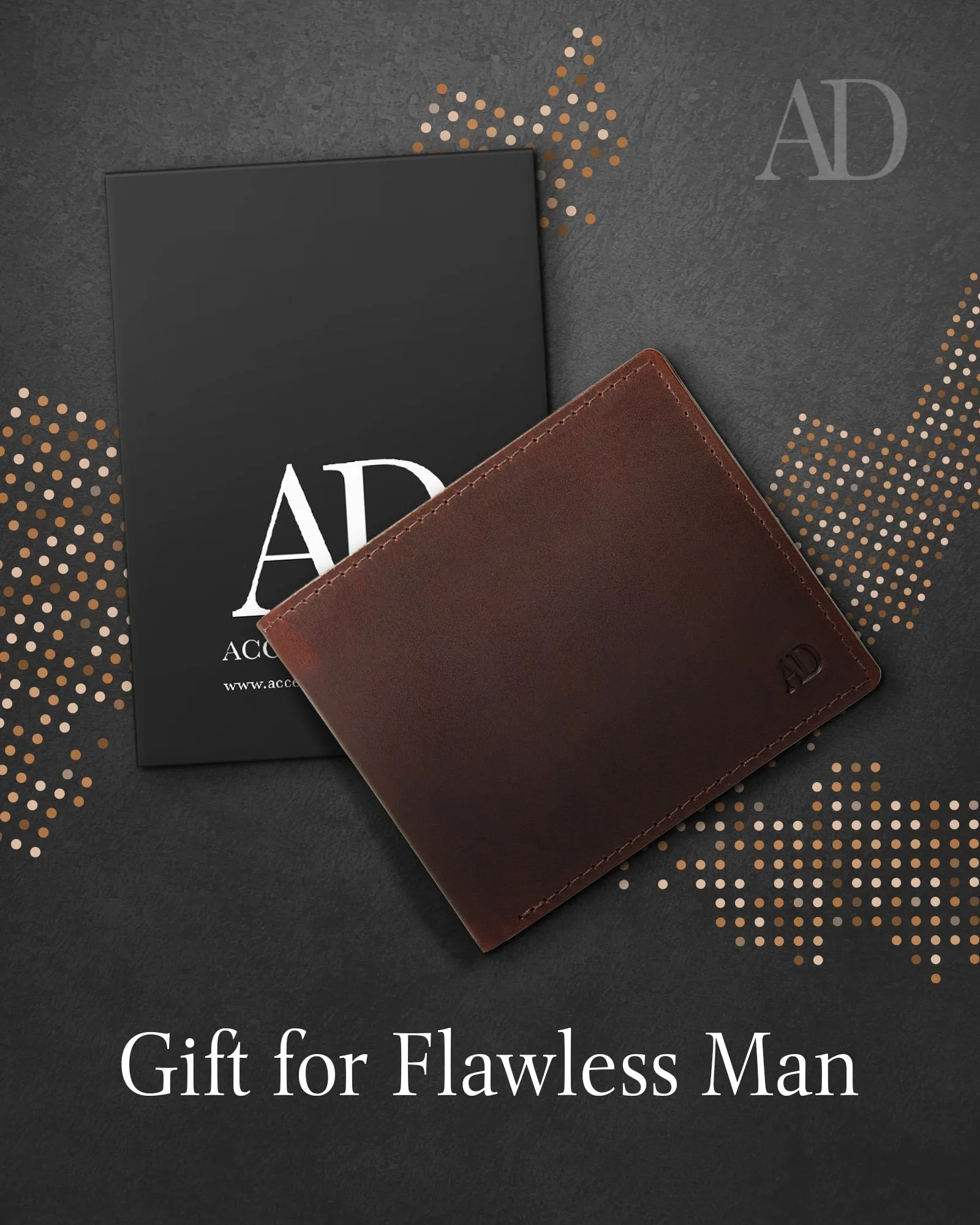 Leather Bifold Wallet with Flip-Up ID Window - Image 20