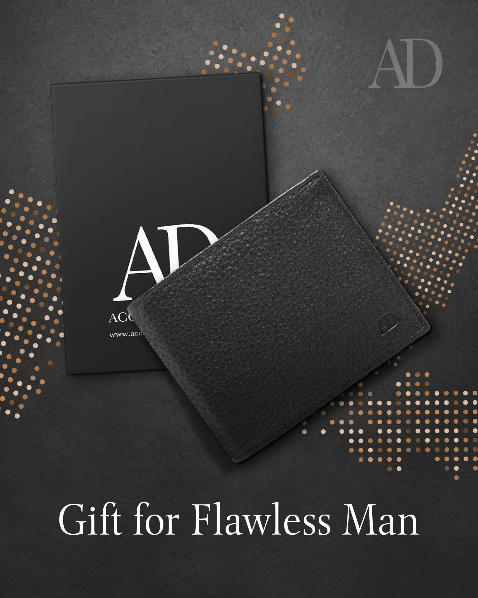 Leather Bifold Wallet with Flip-Up ID Window - Image 26