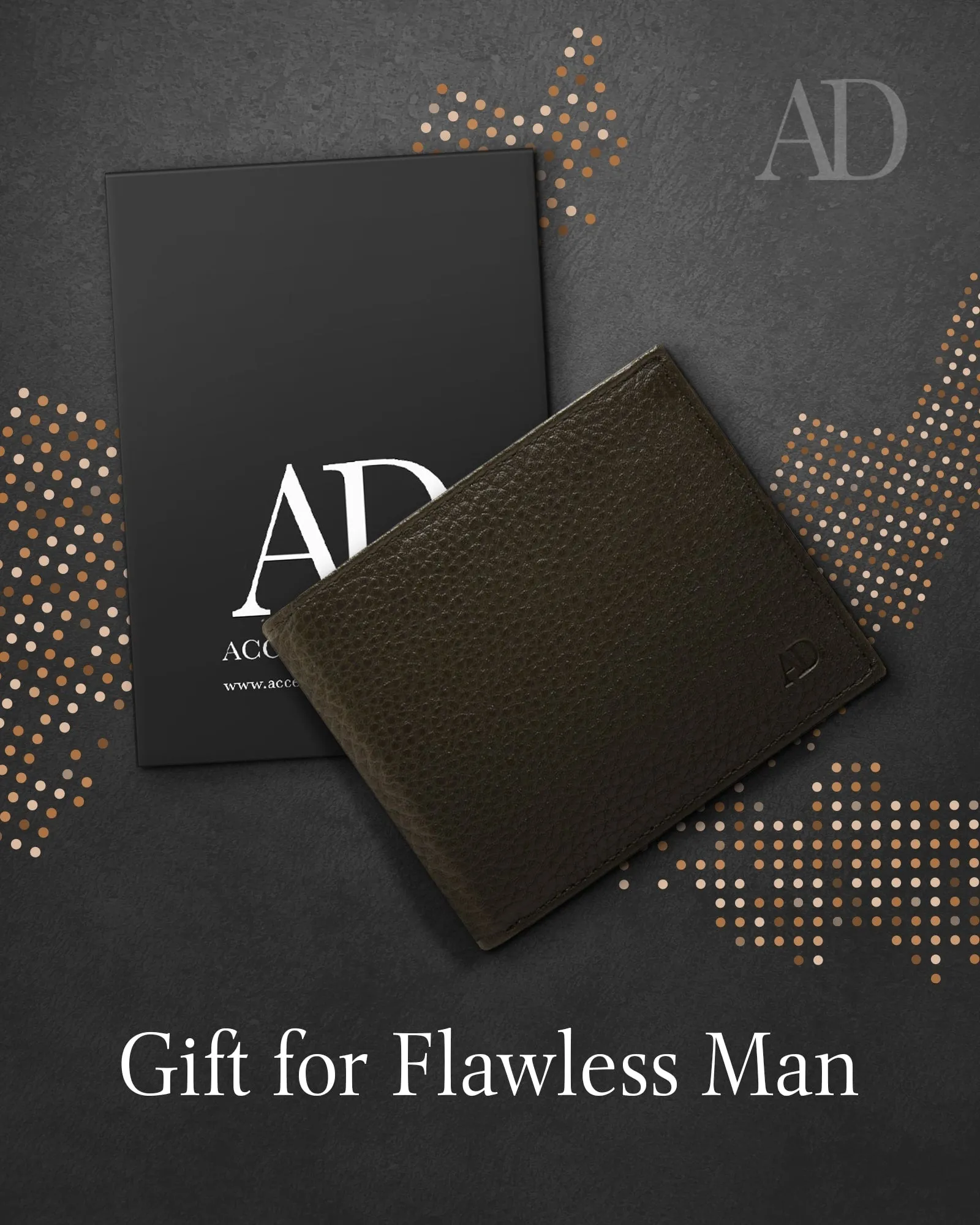 Leather Bifold Wallet with Flip-Up ID Window - Image 42