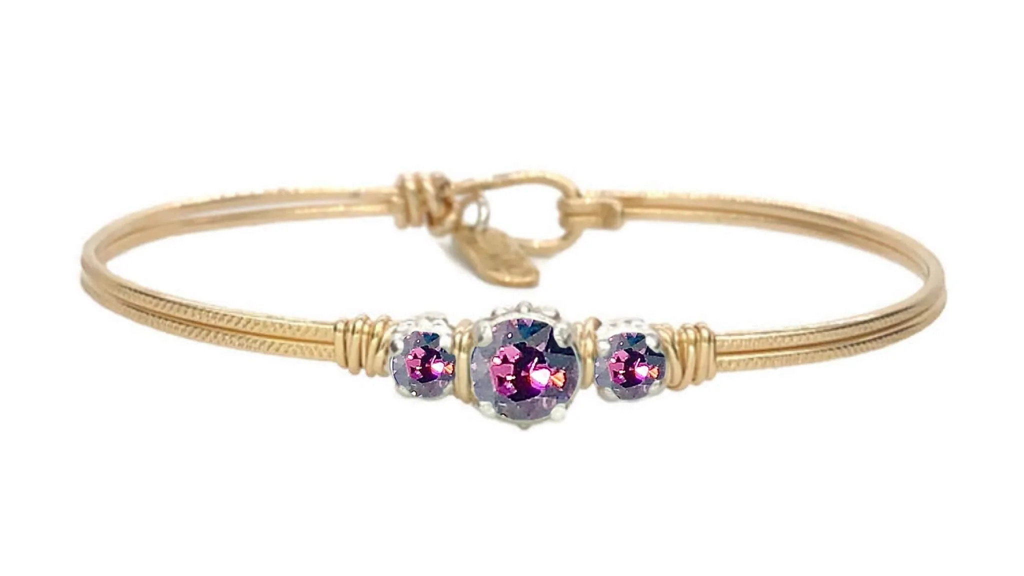 Birthstone Triple Setting Bracelet - Image 5