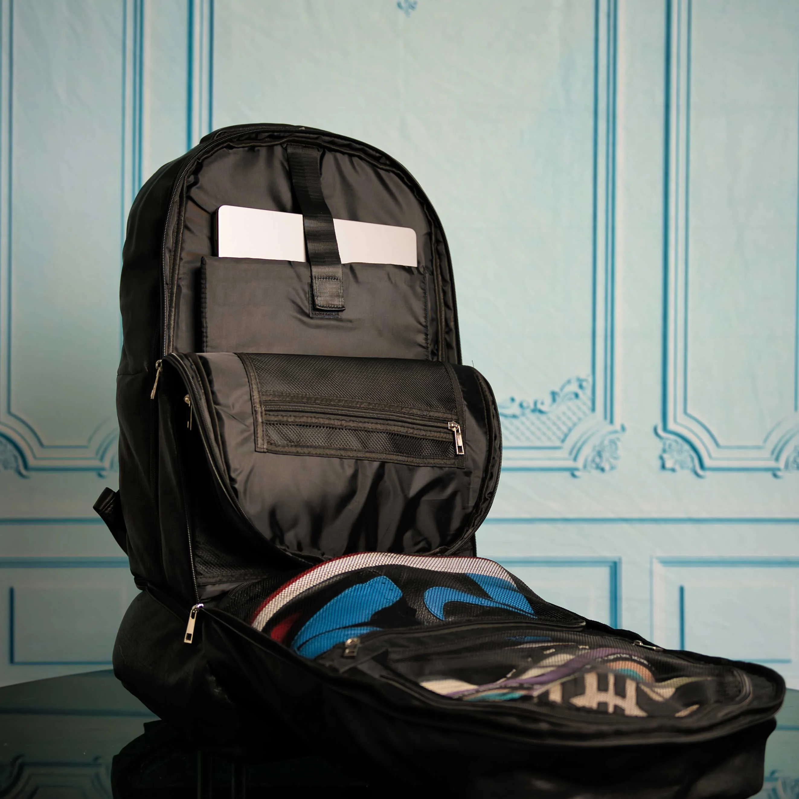 Black Leather XL Signature Bag Set (XL Signature Backpack and Duffle Bag) - Image 5