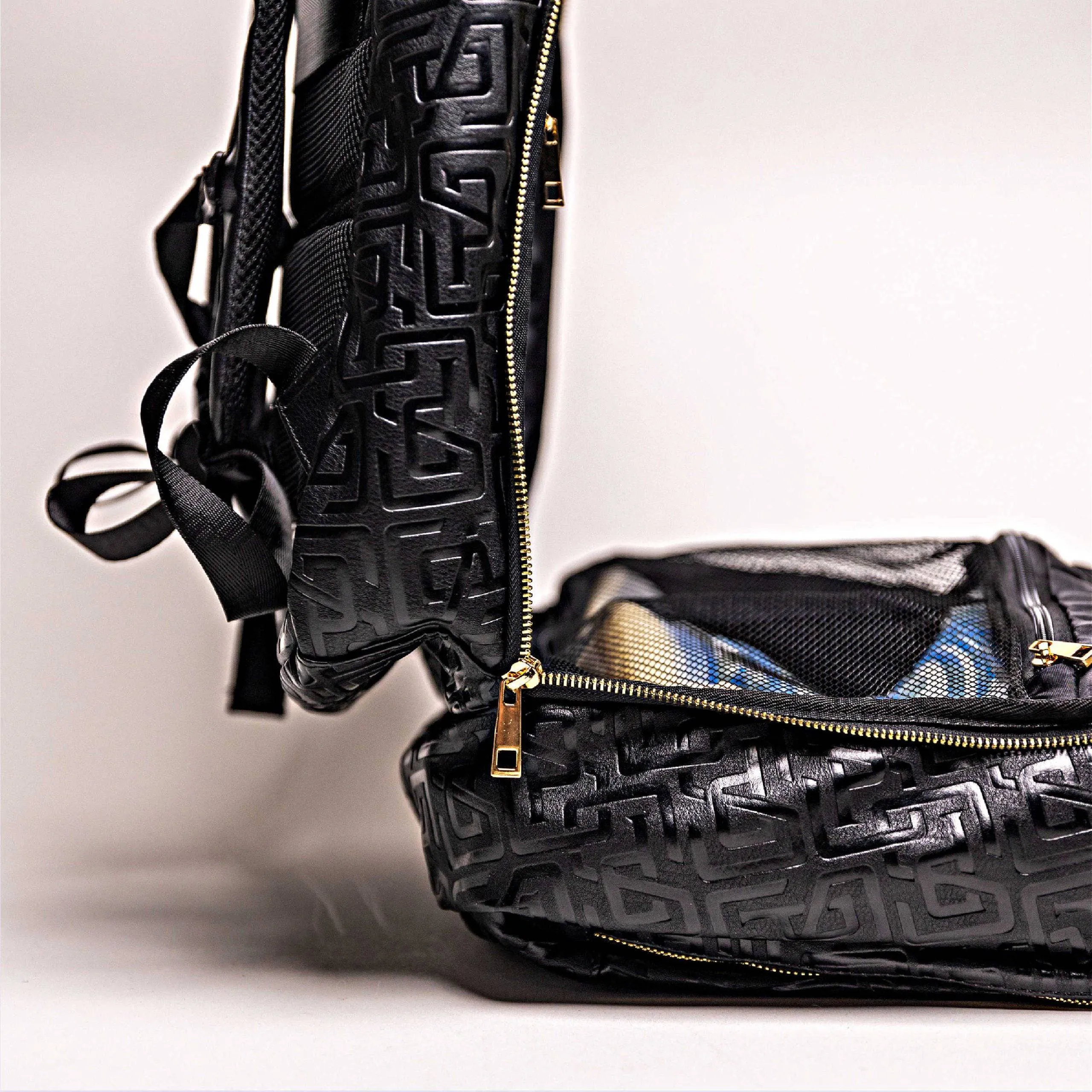 Black Monogram Backpack Leather Daily Commuter Bag (150 Made) - Image 5