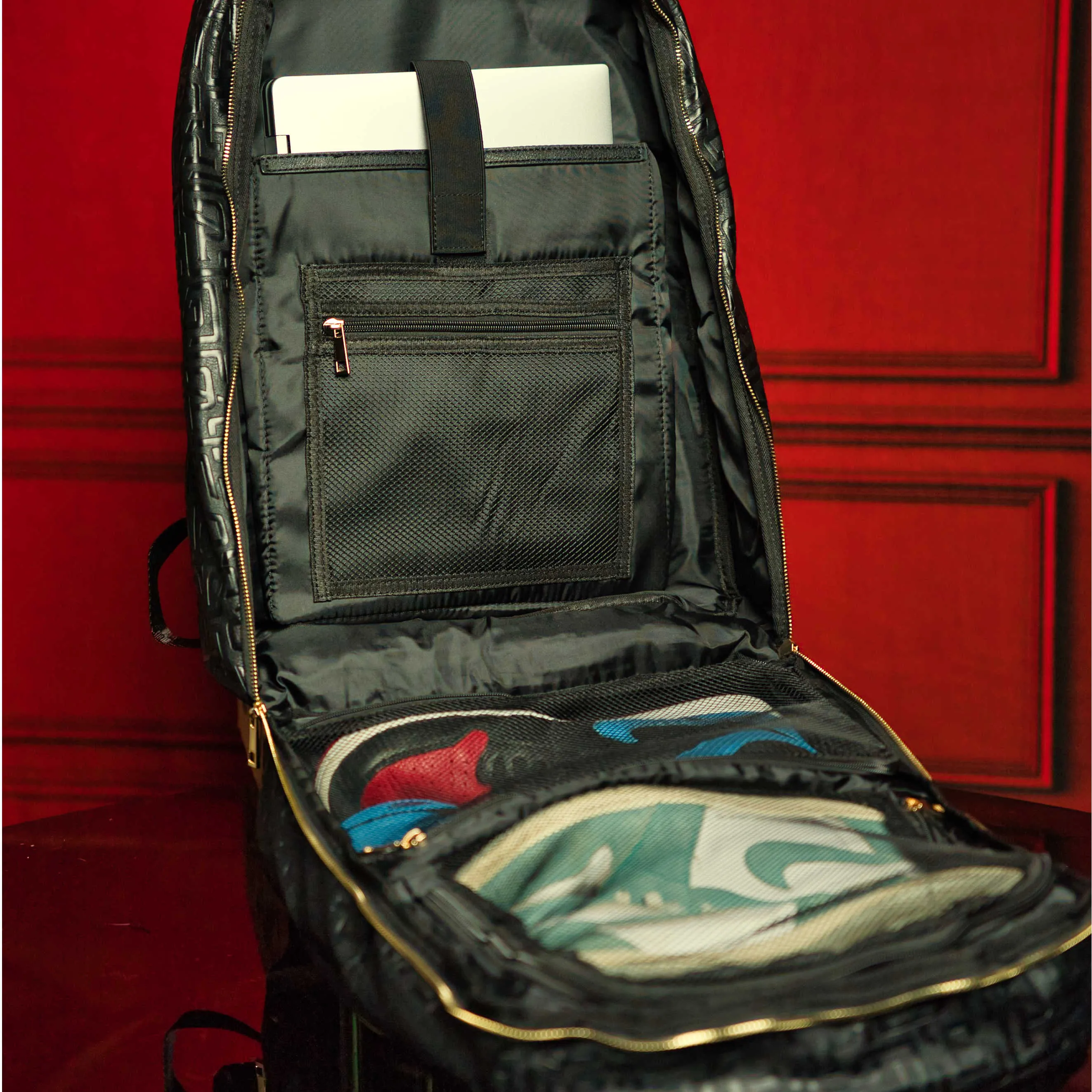 Black Monogram Backpack Leather Daily Commuter Bag (150 Made) - Image 7