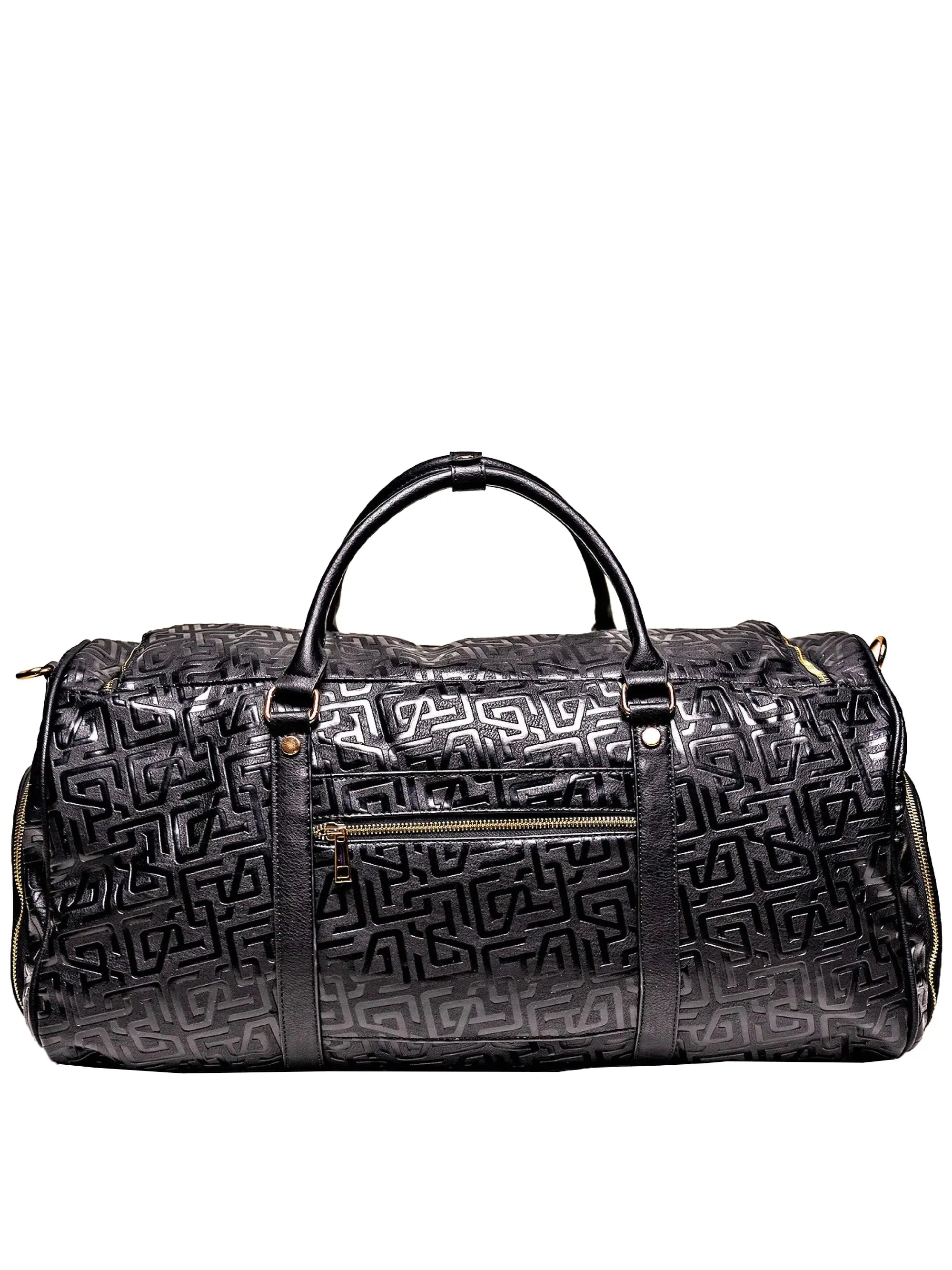 Black Monogram Leather Duffle Bag (150 Made) - Image 3
