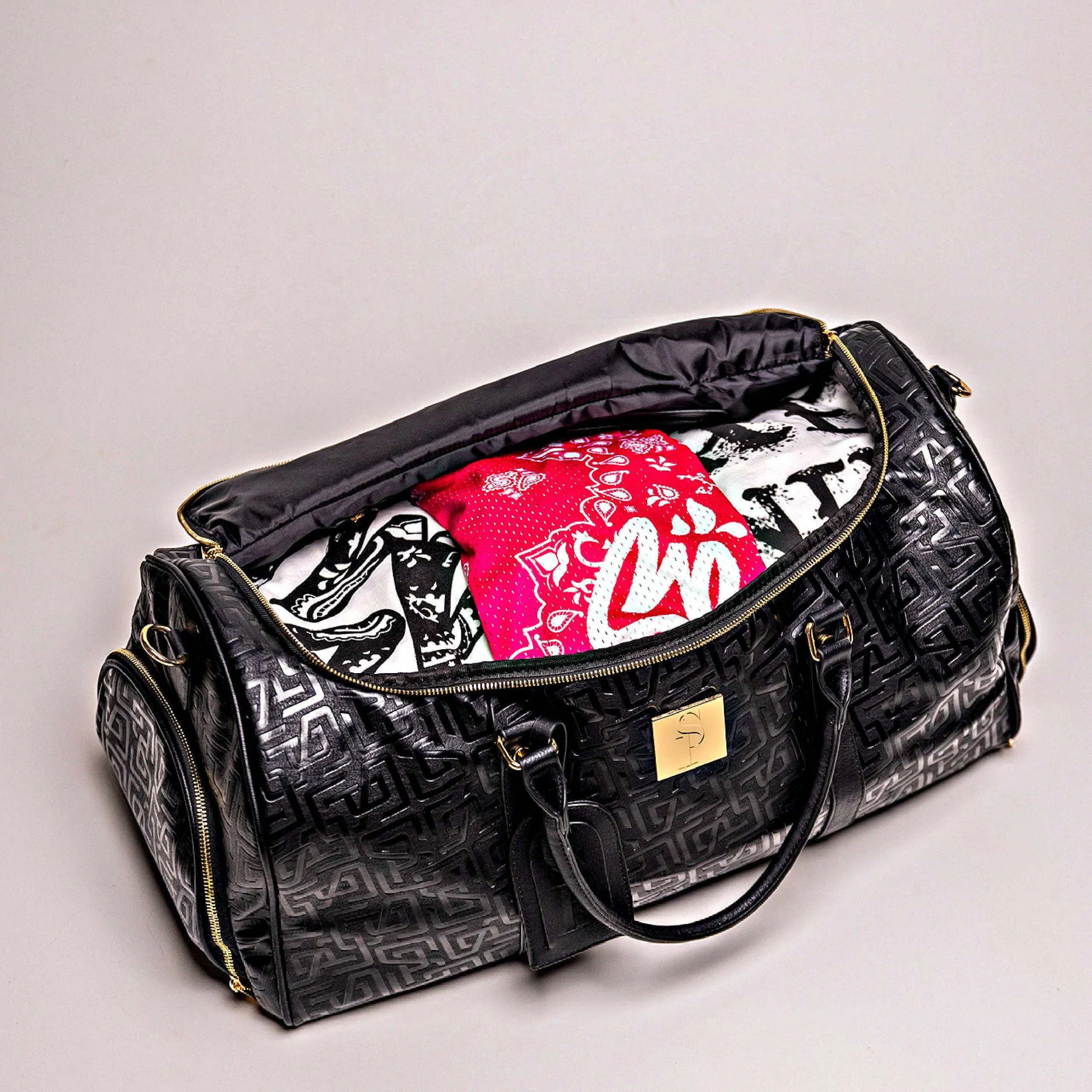 Black Monogram Leather Duffle Bag (150 Made) - Image 5
