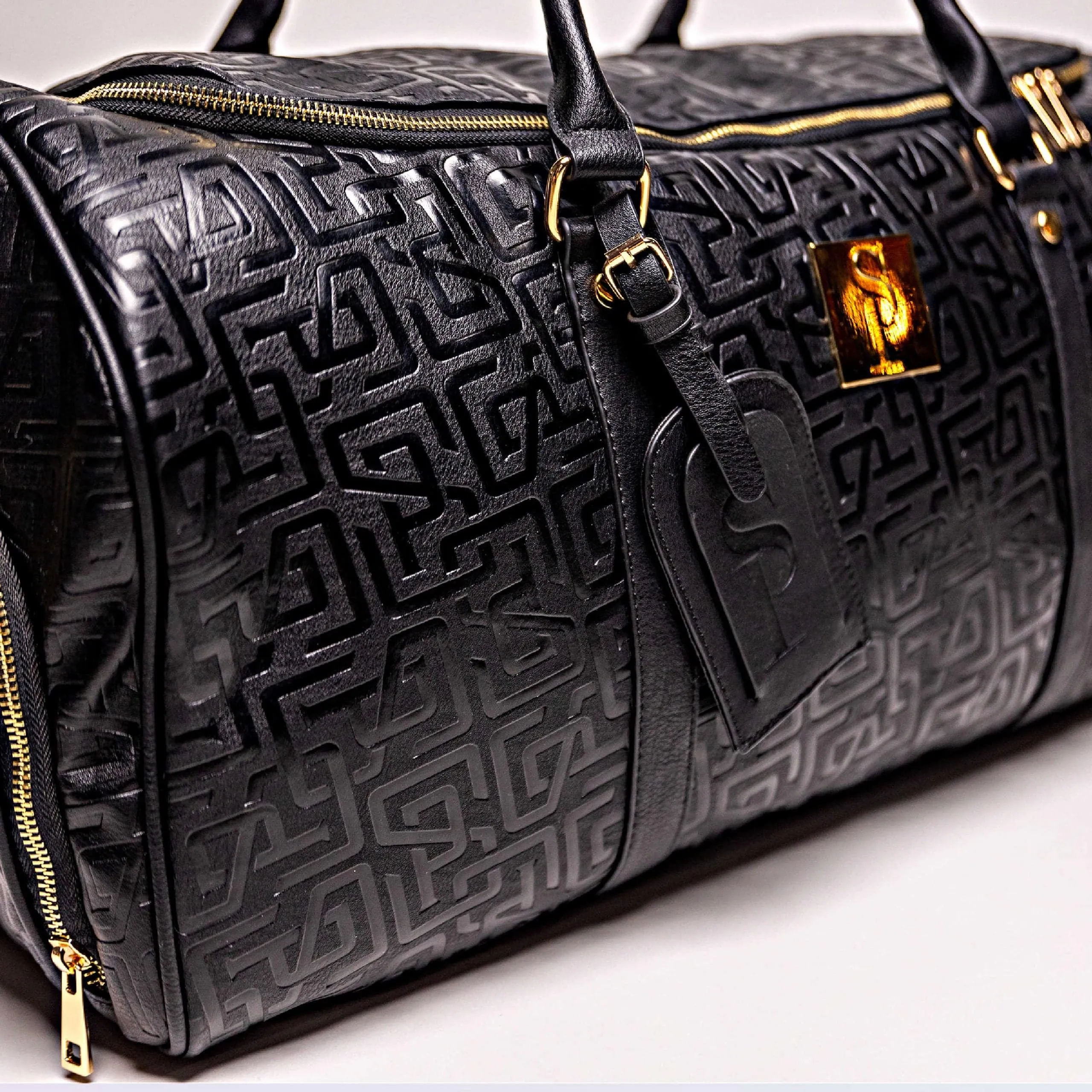 Black Monogram Leather Duffle Bag (150 Made) - Image 6