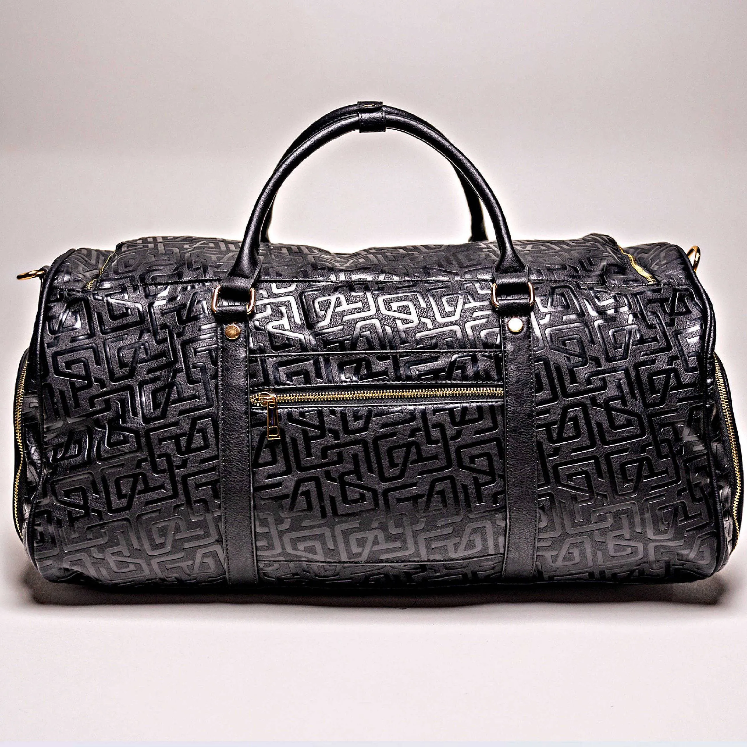 Black Monogram Leather Duffle Bag (150 Made) - Image 7