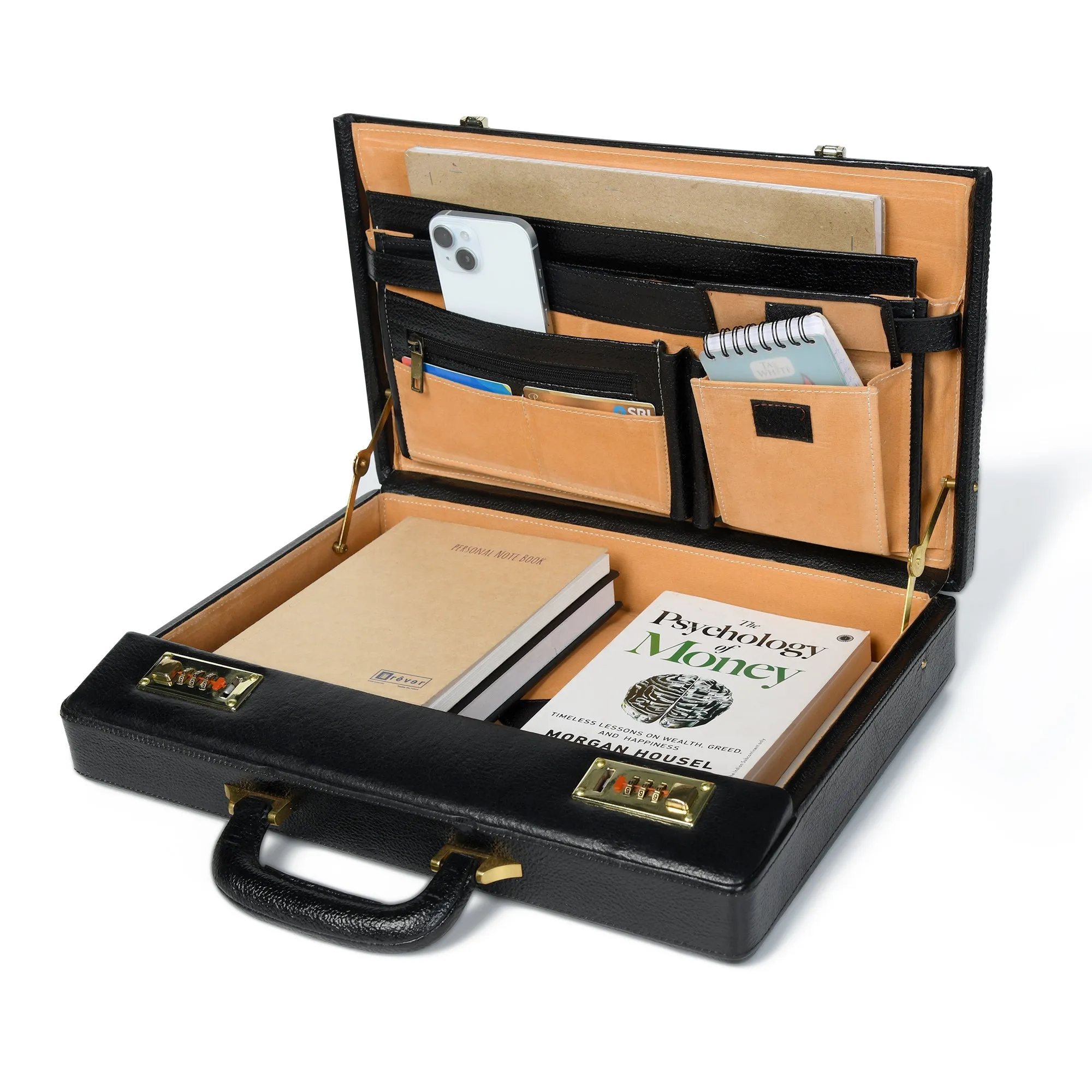 Black Office Suitcase Briefcase - Image 3