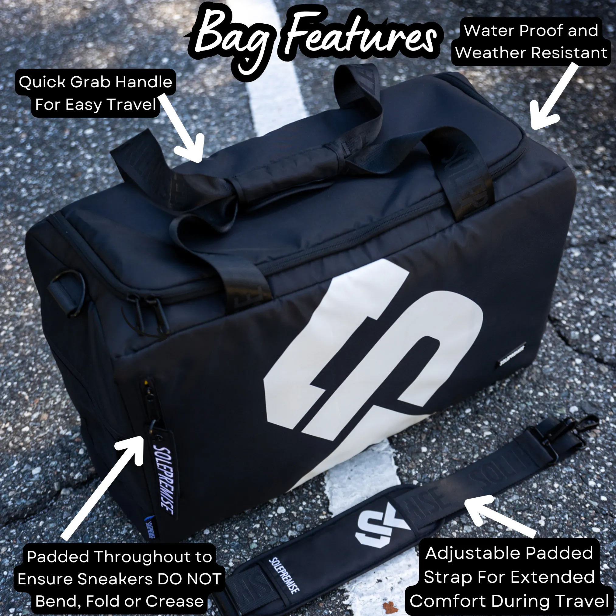 Black Sneaker Duffle - Image 6