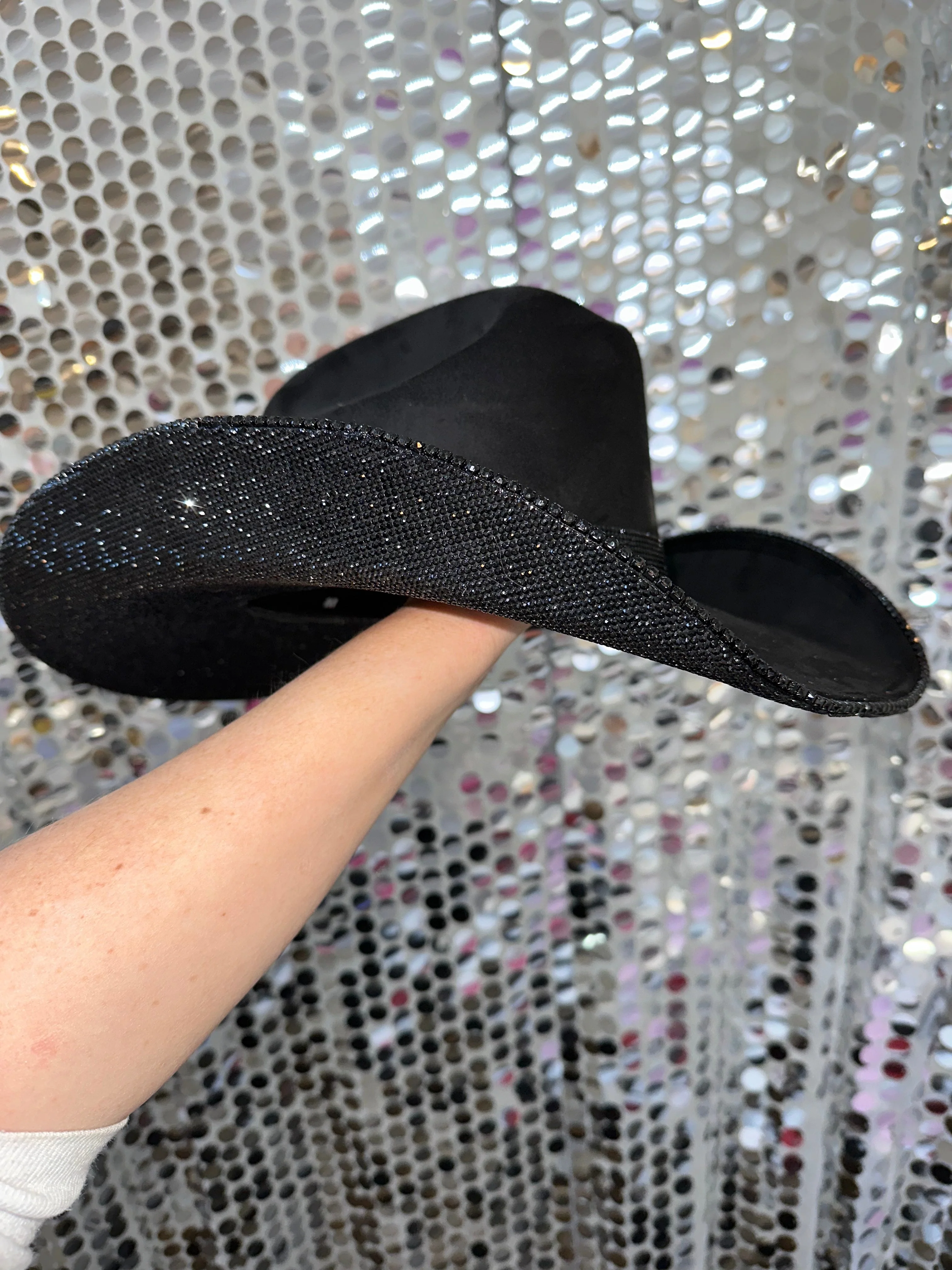 Black Suede & Black Rhinestones - Image 2