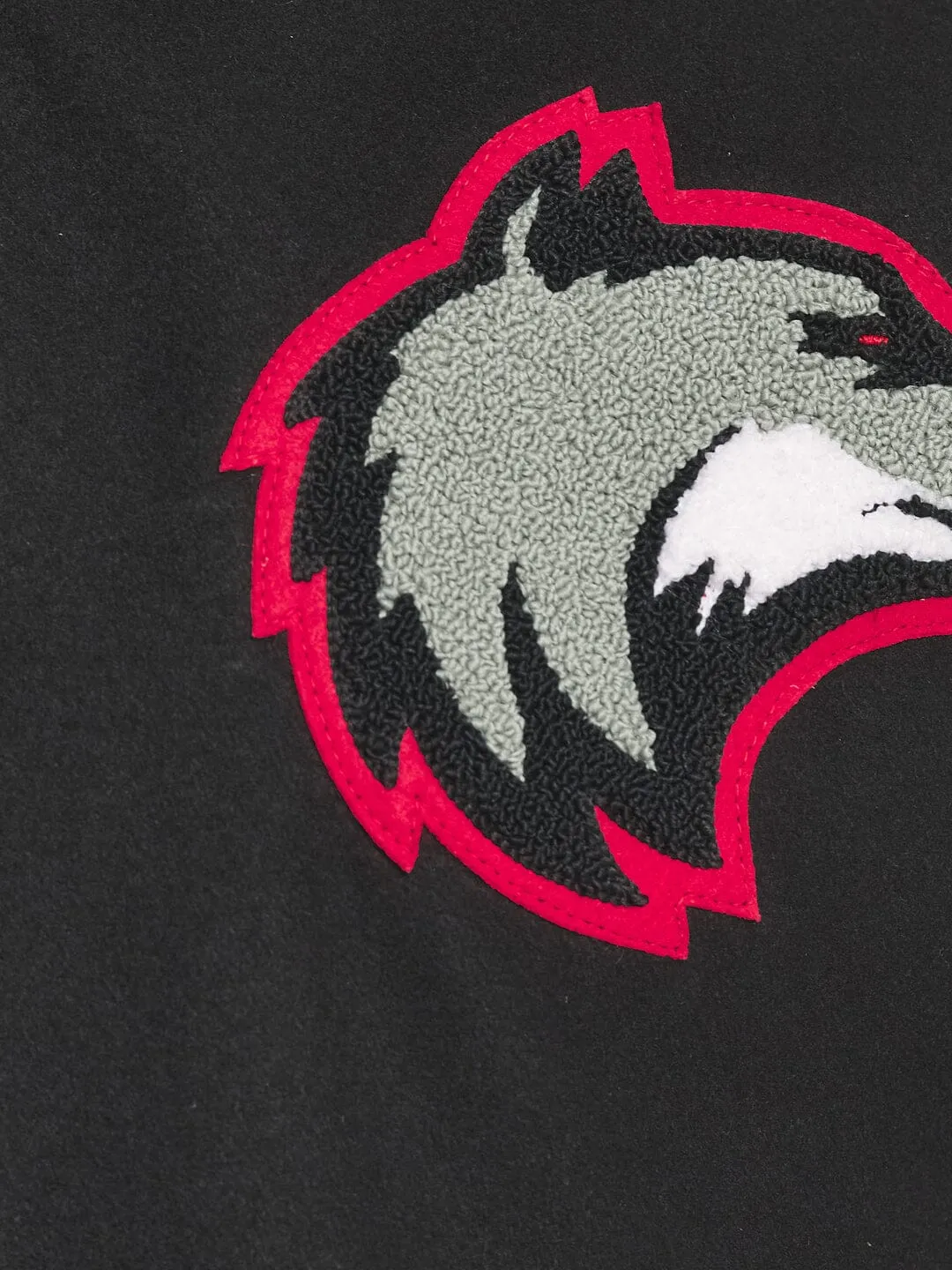 Black Wolf Varsity Jacket - Image 6
