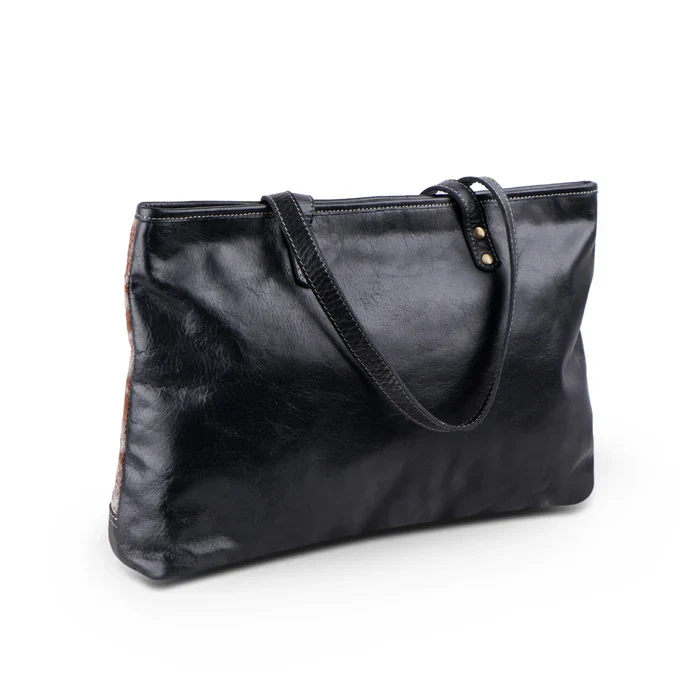 Blake Cowhide Tote Bag - Image 3