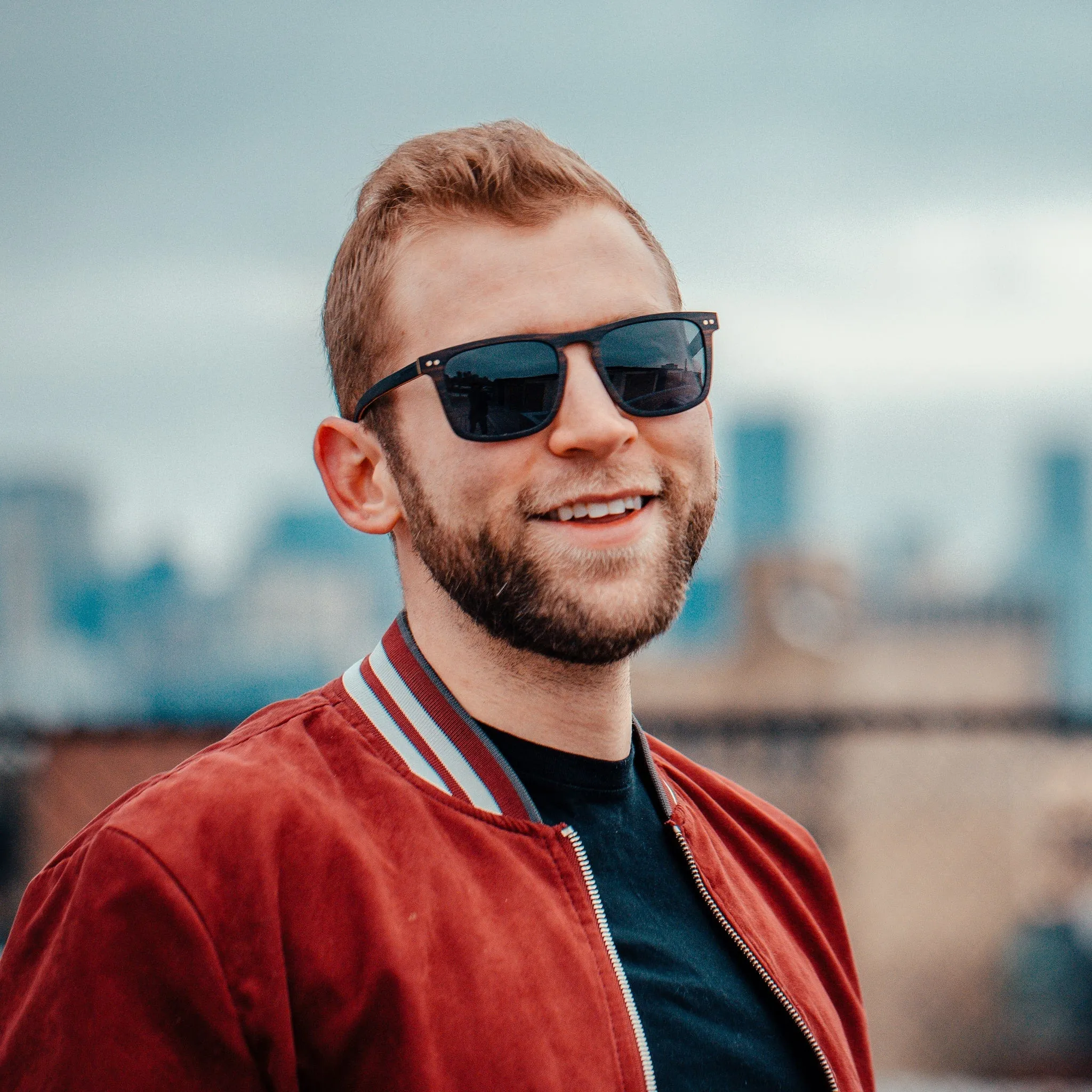 Blu | Maple Wood Sunglasses - Image 4