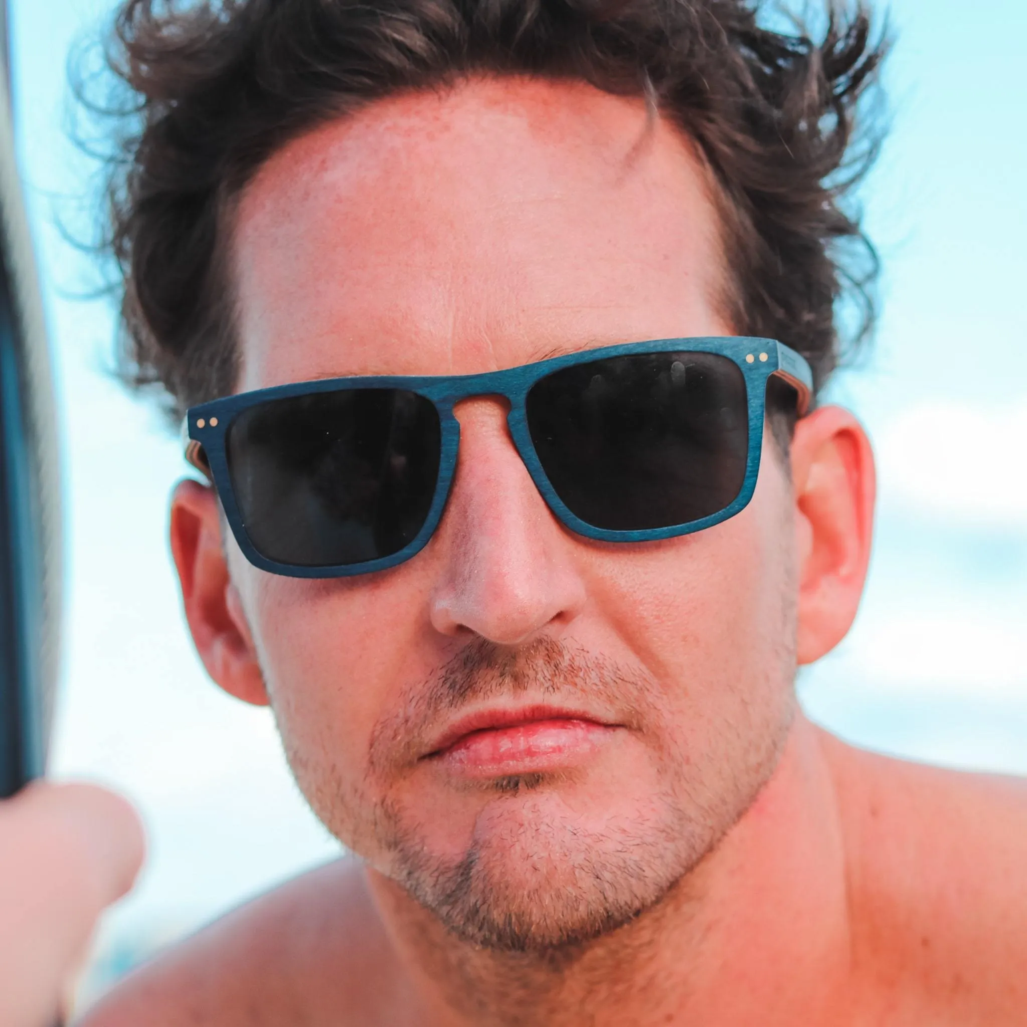 Blu | Maple Wood Sunglasses - Image 6