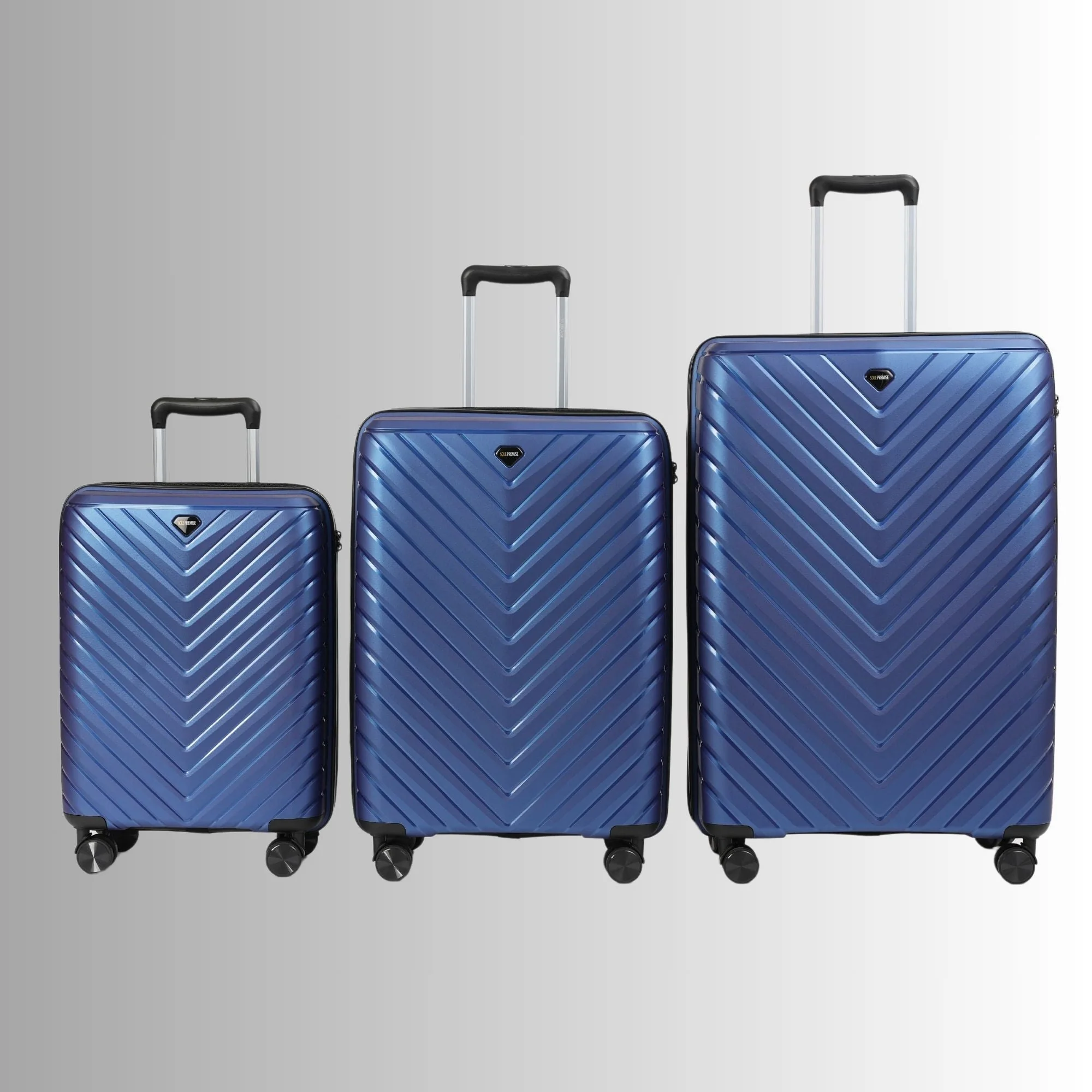 Blue Roller 3 Piece Luggage Set - Image 5