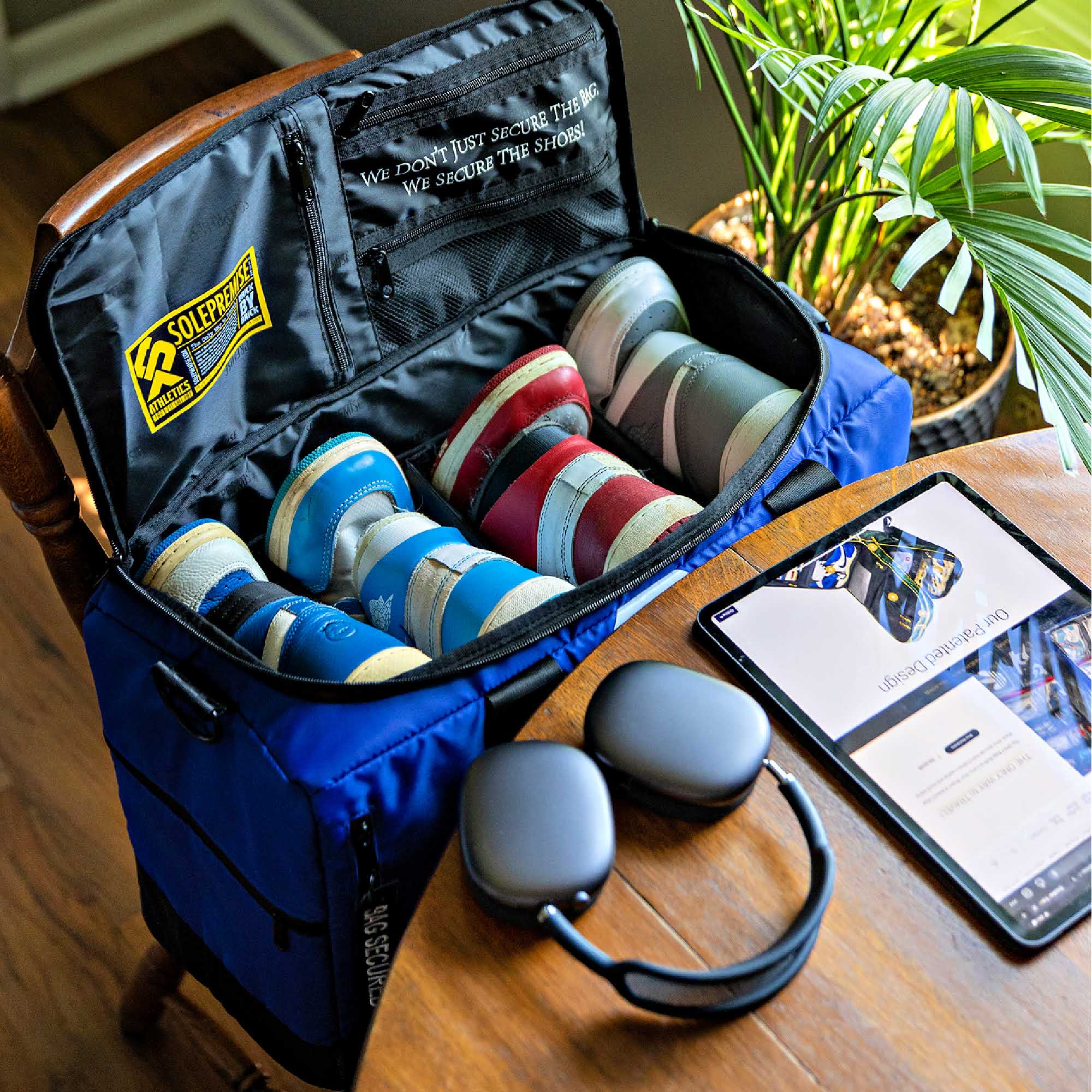 Blue Sneaker Duffel Bag - Image 2