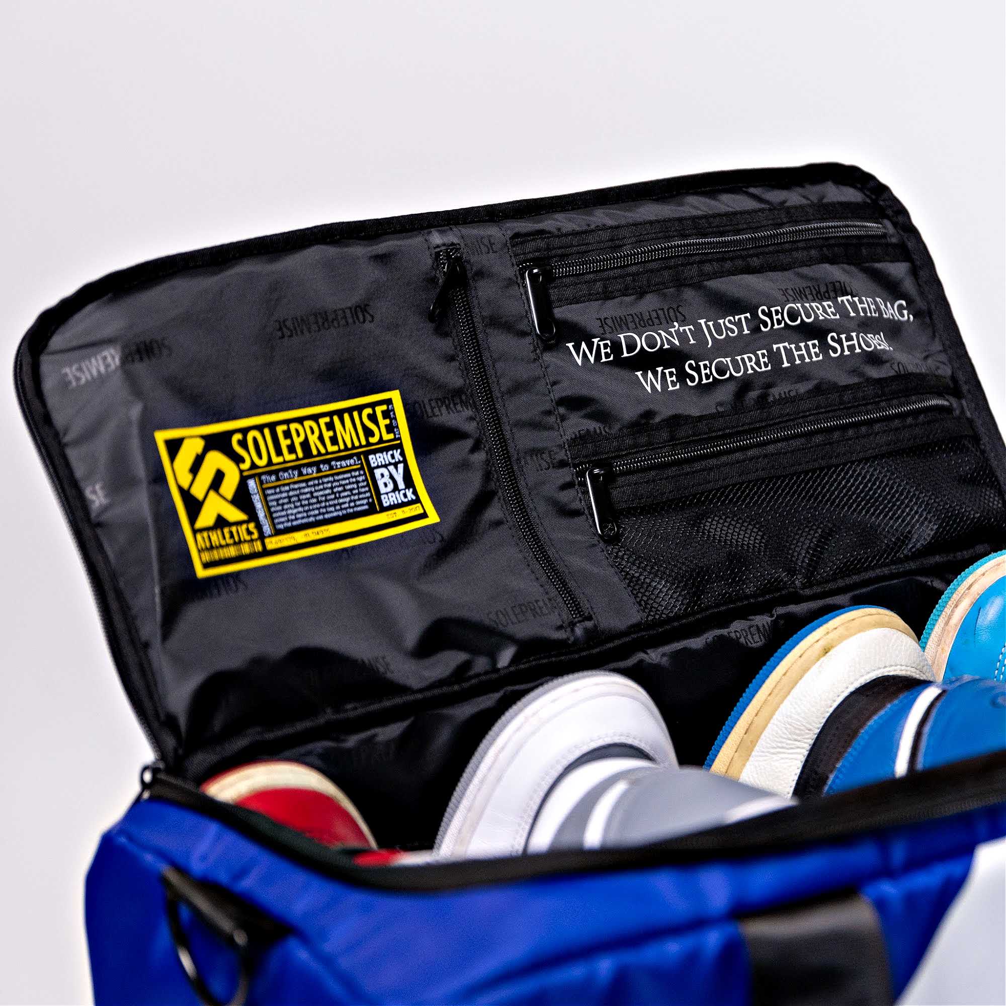 Blue Sneaker Duffel Bag - Image 7