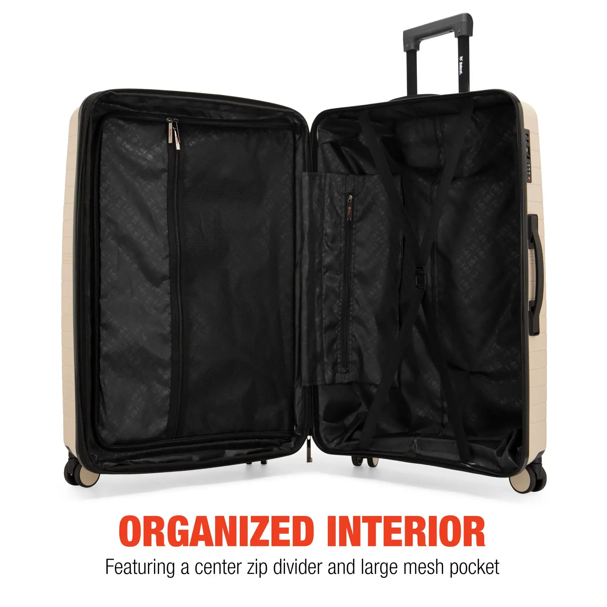 Excavator 3 Piece Expandable Tough Luggage Set - Image 10