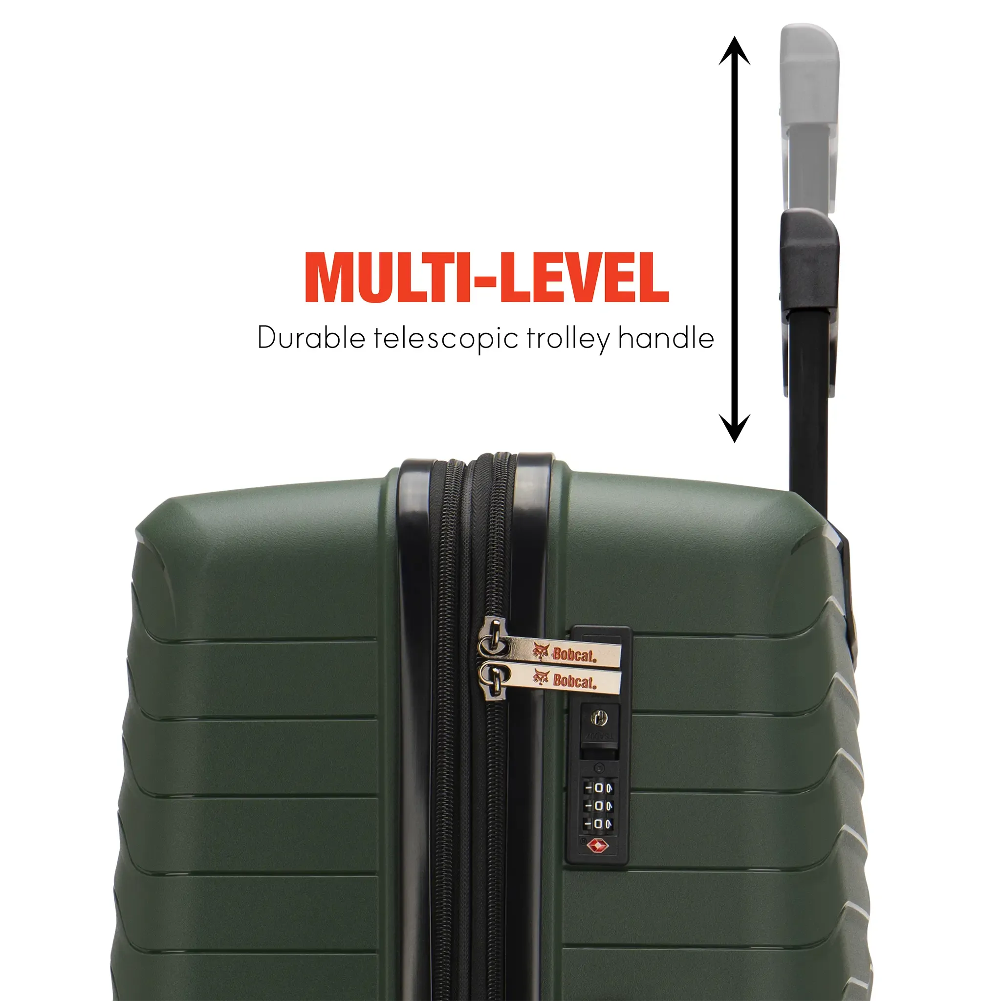 Excavator 3 Piece Expandable Tough Luggage Set - Image 4