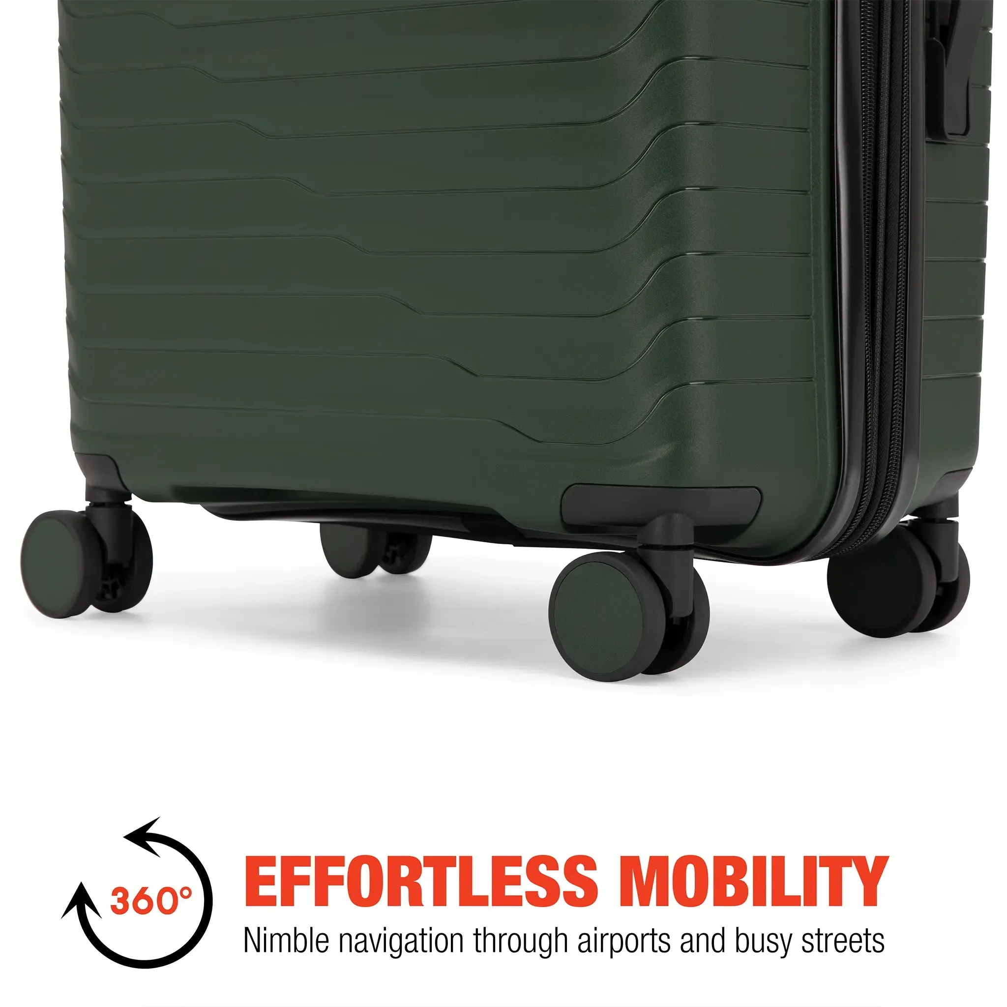 Excavator 3 Piece Expandable Tough Luggage Set - Image 5