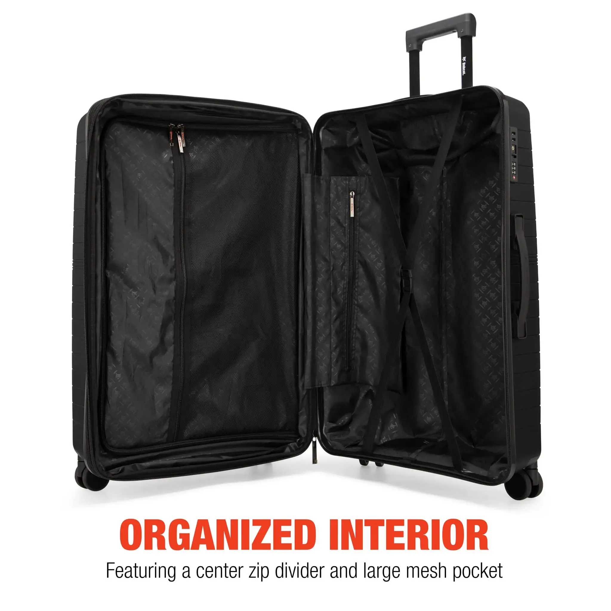 Excavator 3 Piece Expandable Tough Luggage Set - Image 8
