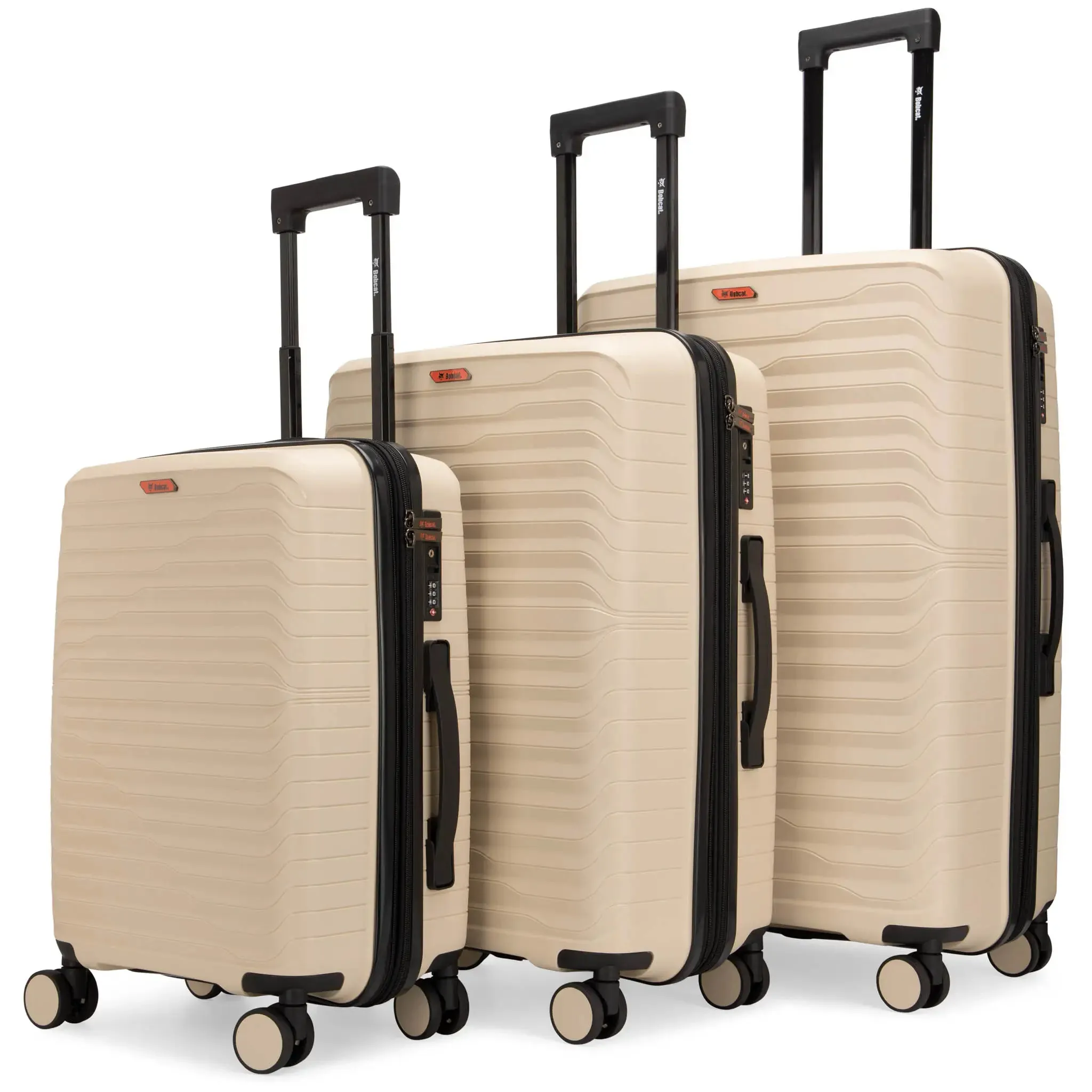 Excavator 3 Piece Expandable Tough Luggage Set - Image 9
