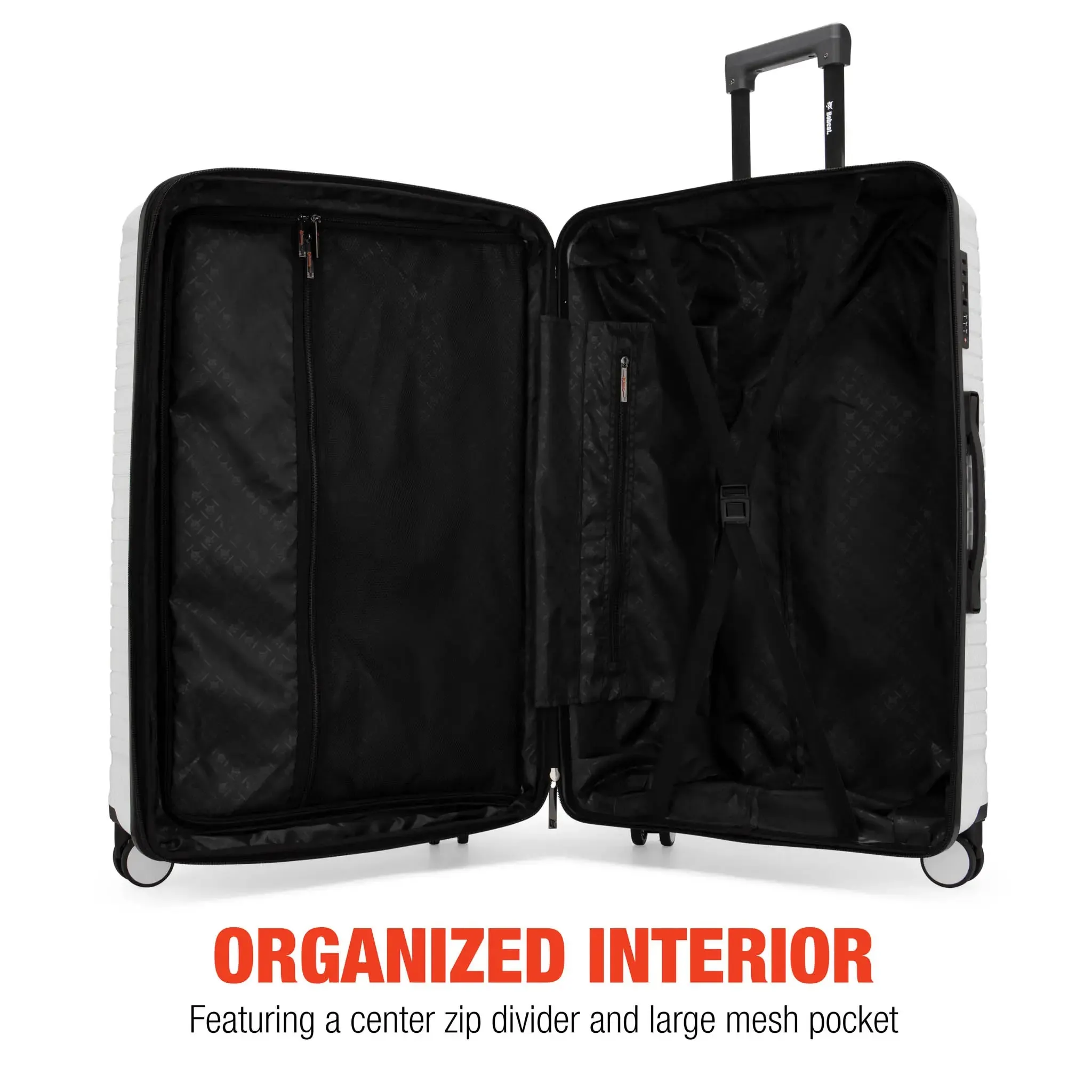 Trencher 3 Piece Expandable Tough Luggage Set - Image 10