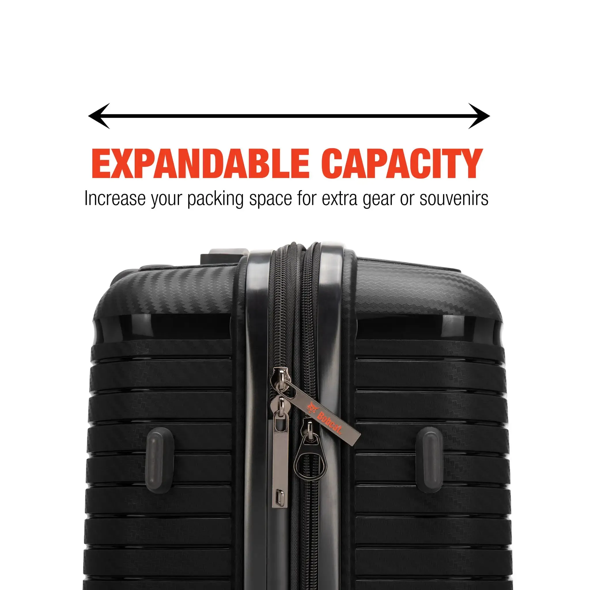 Trencher 3 Piece Expandable Tough Luggage Set - Image 3