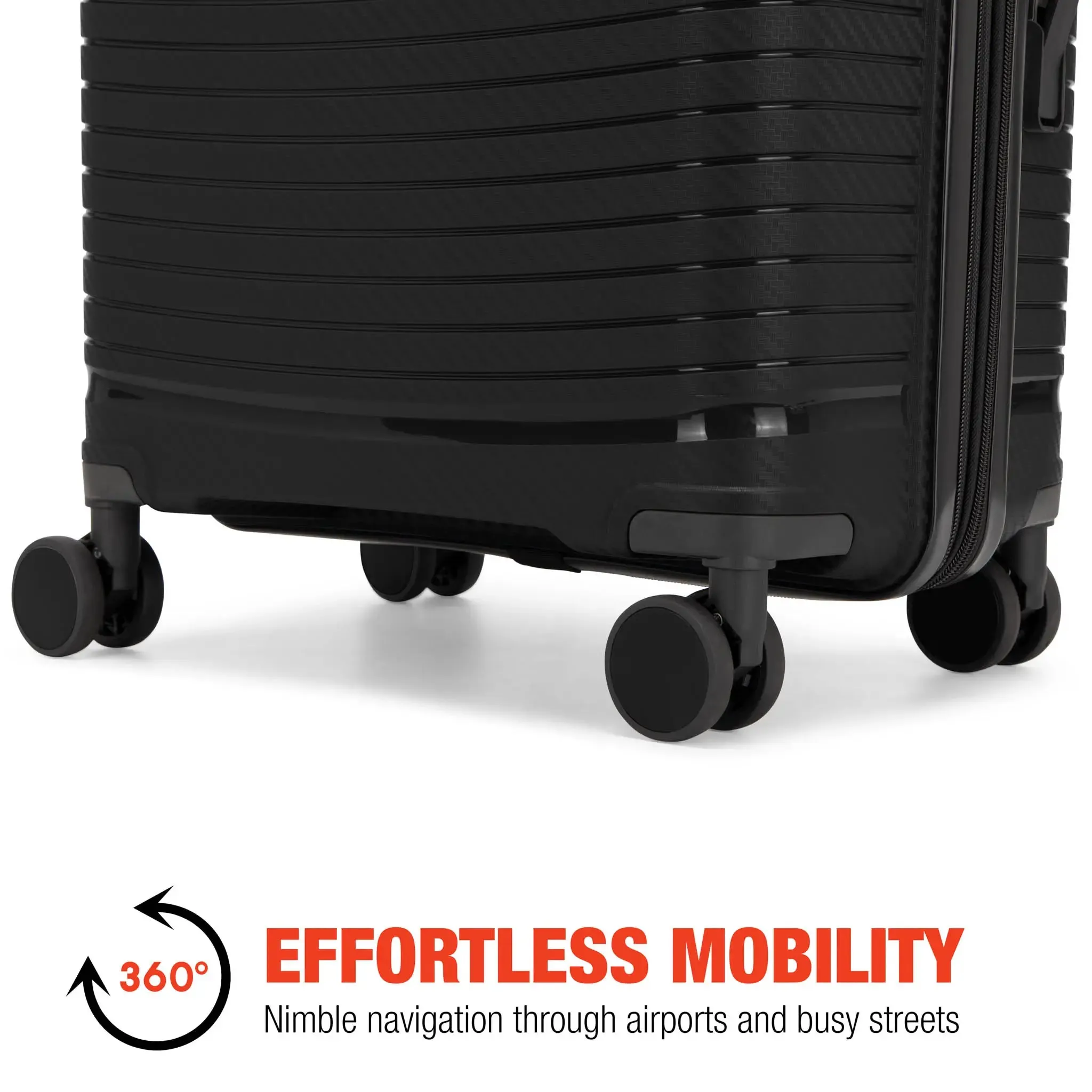 Trencher 3 Piece Expandable Tough Luggage Set - Image 5