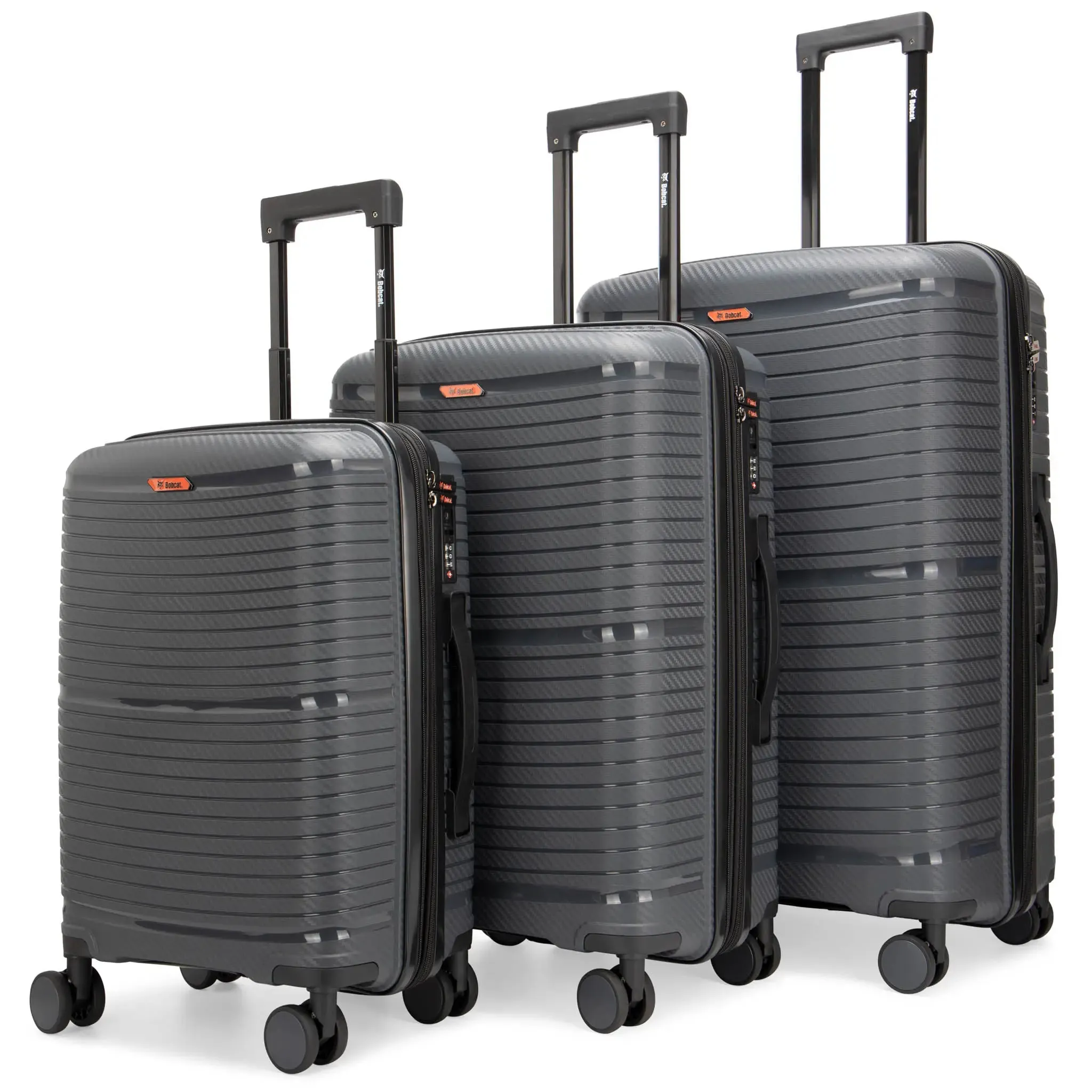 Trencher 3 Piece Expandable Tough Luggage Set - Image 7