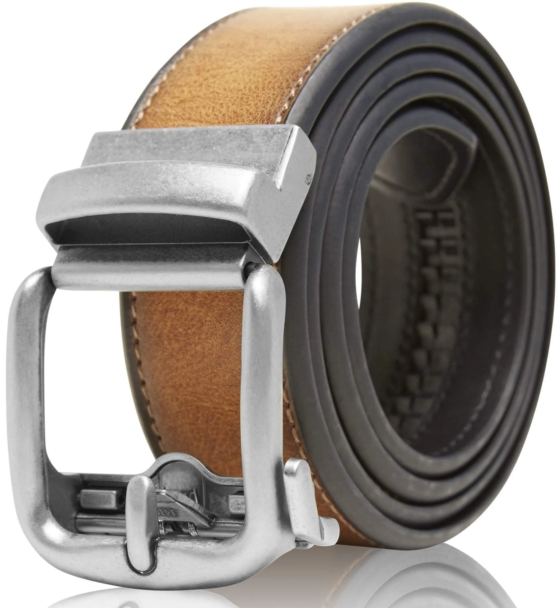 Bonded Leather Ratchet Belt - Image 10