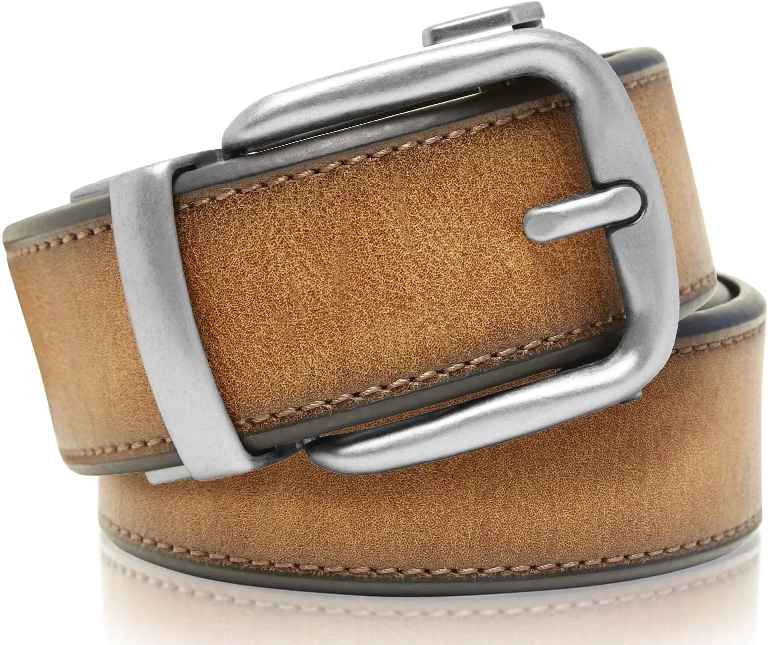 Bonded Leather Ratchet Belt - Image 2