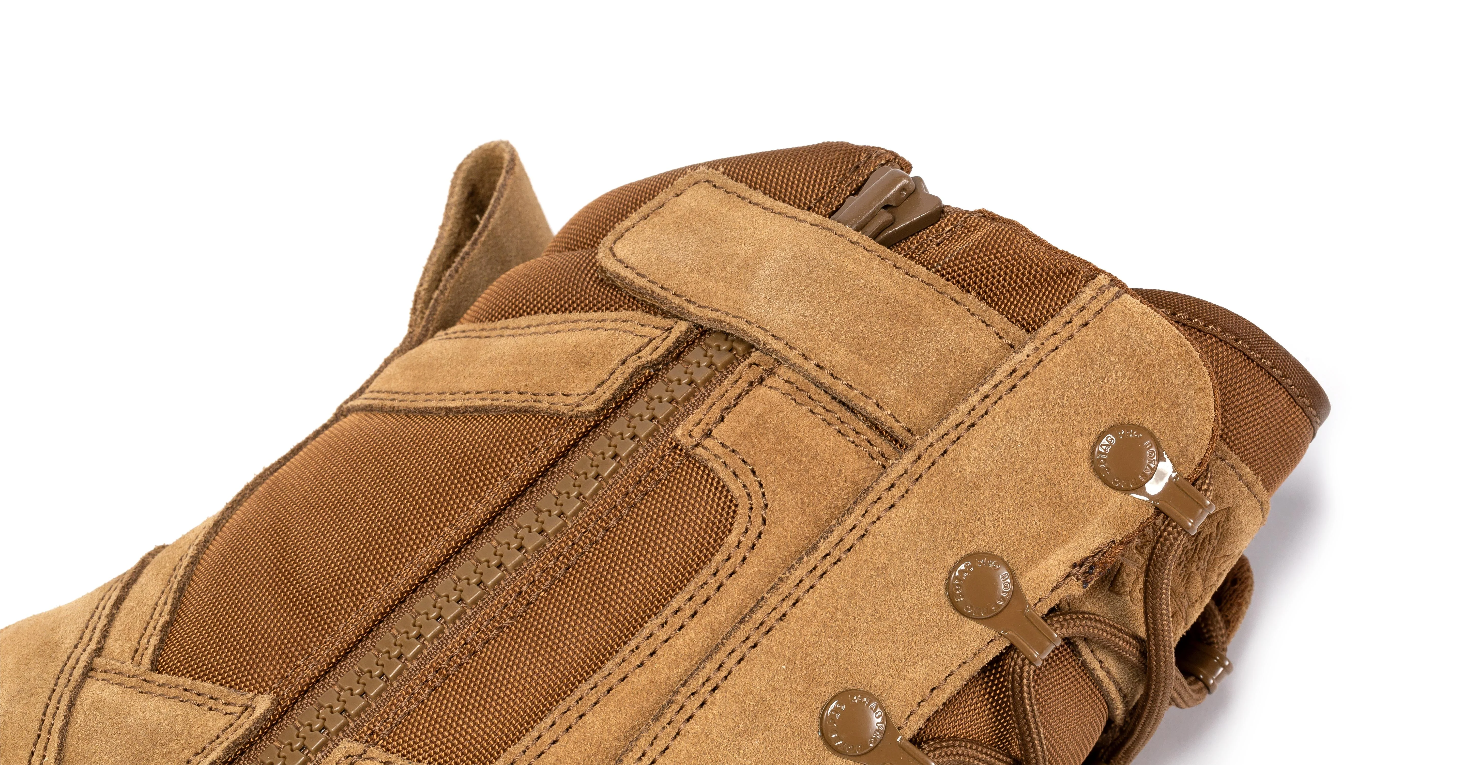Botas Pro Coyote Men's 8 inch Side Zipper Rubber Sole Tactical Boots BMP110CT - Image 4