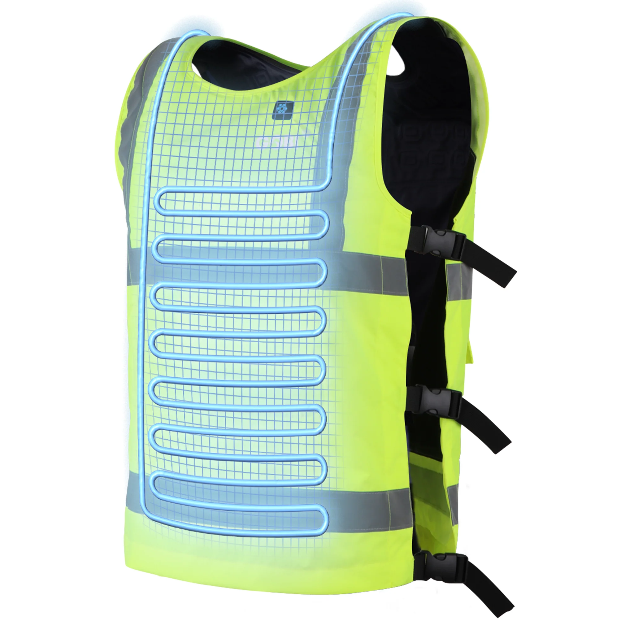 Breeze II Unisex High-Vis Cooling Vest - Image 2