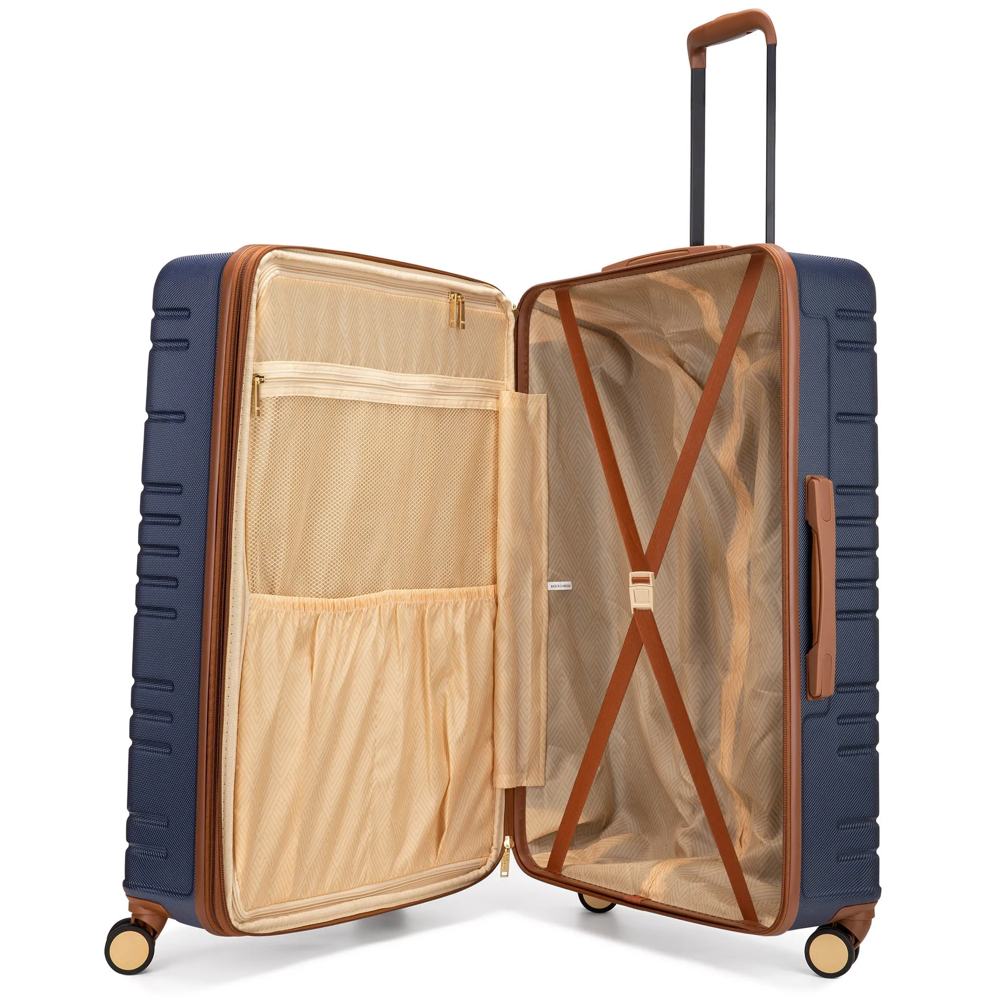 Brickell 3 Piece Expandable Retro Luggage Set - Image 17