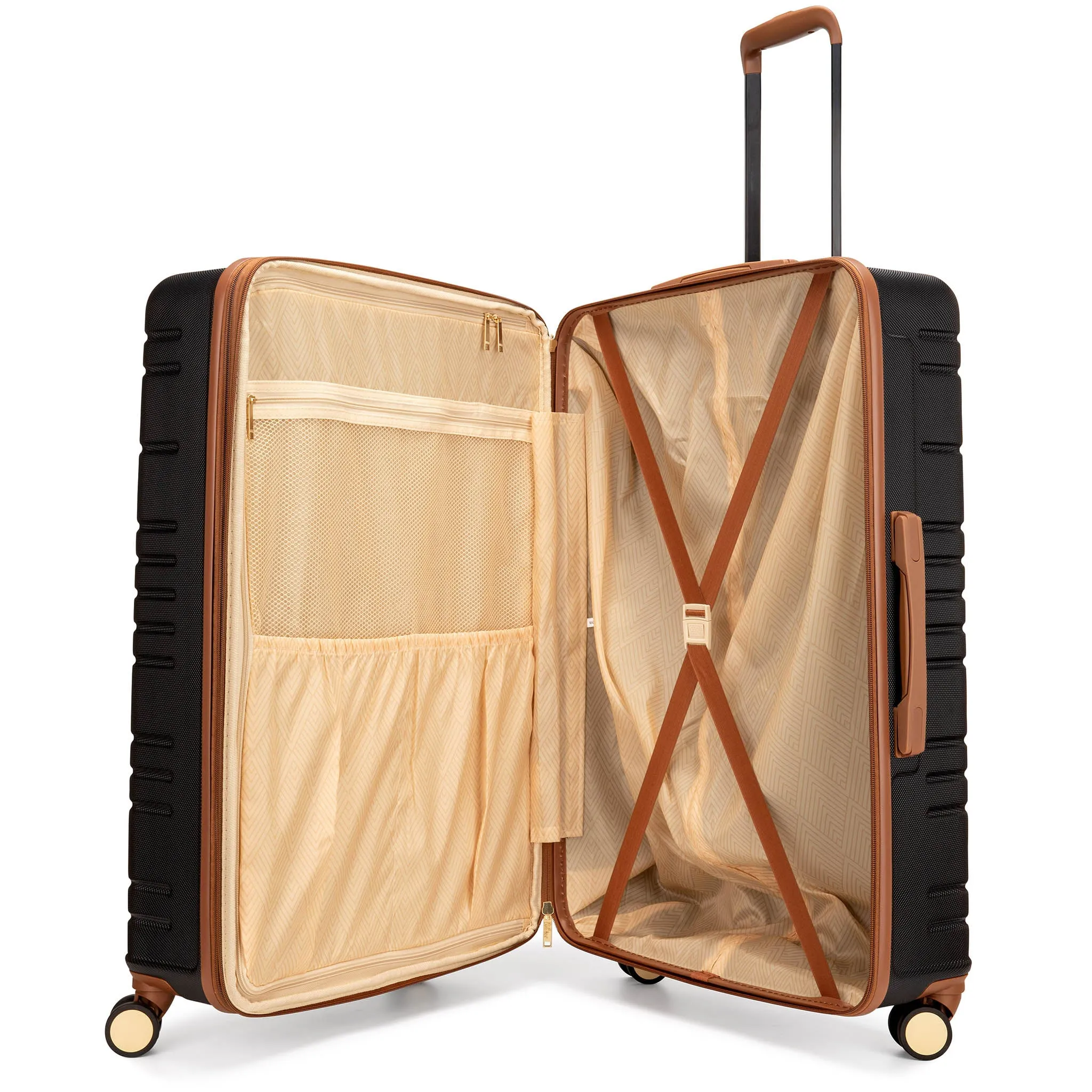 Brickell 3 Piece Expandable Retro Luggage Set - Image 7