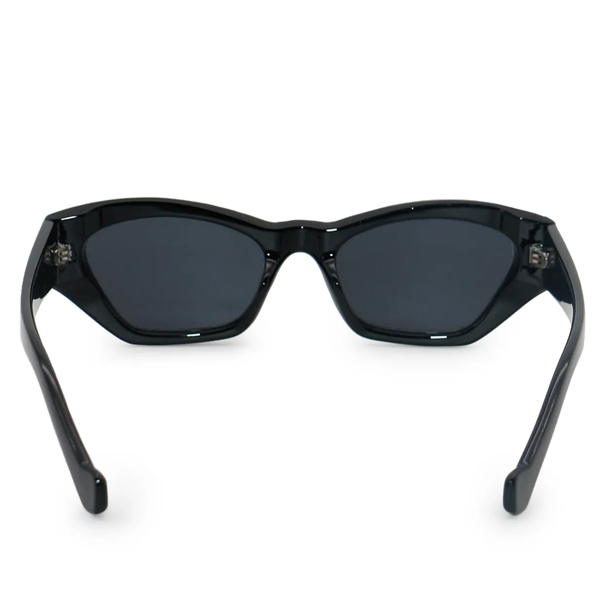 Cat Eye Sunglasses - Black - Image 3