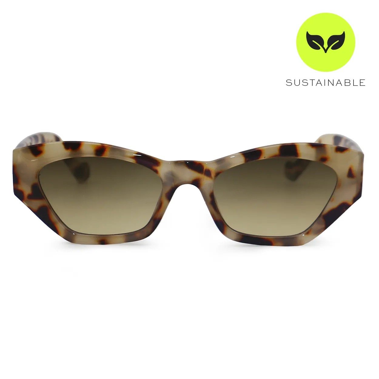 Cat Eye Sunglasses - Tortoise - Image 3
