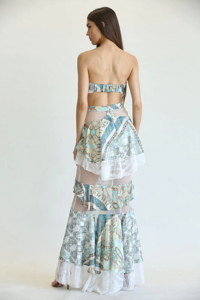 Brisa - Paisley Print Pattern Outfit Set - Image 3