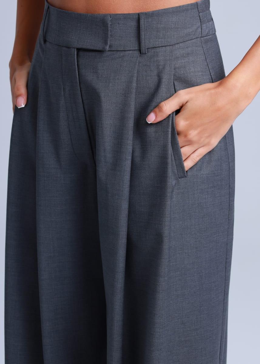 Broadway 3-piece Sophia Tailored Virgin Wool Suit in Mid Grey - Image 6