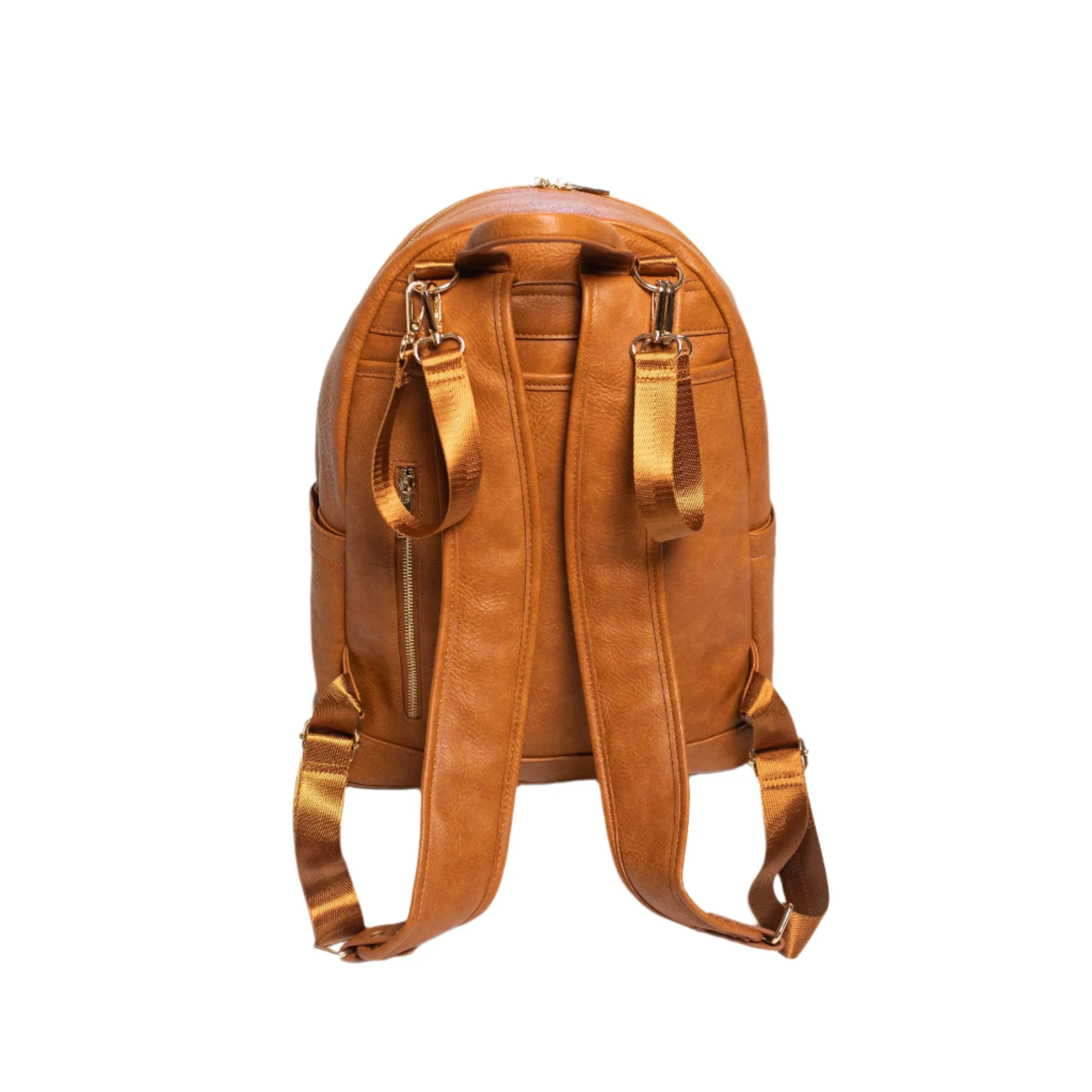 Brown Carrier Leather Backpack - Image 3