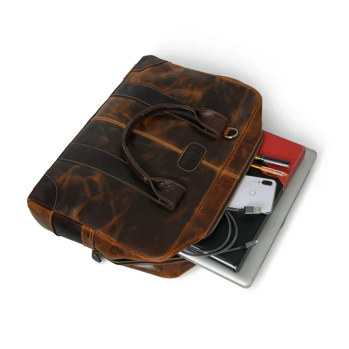 Brown Jefferson Briefcase - Image 5