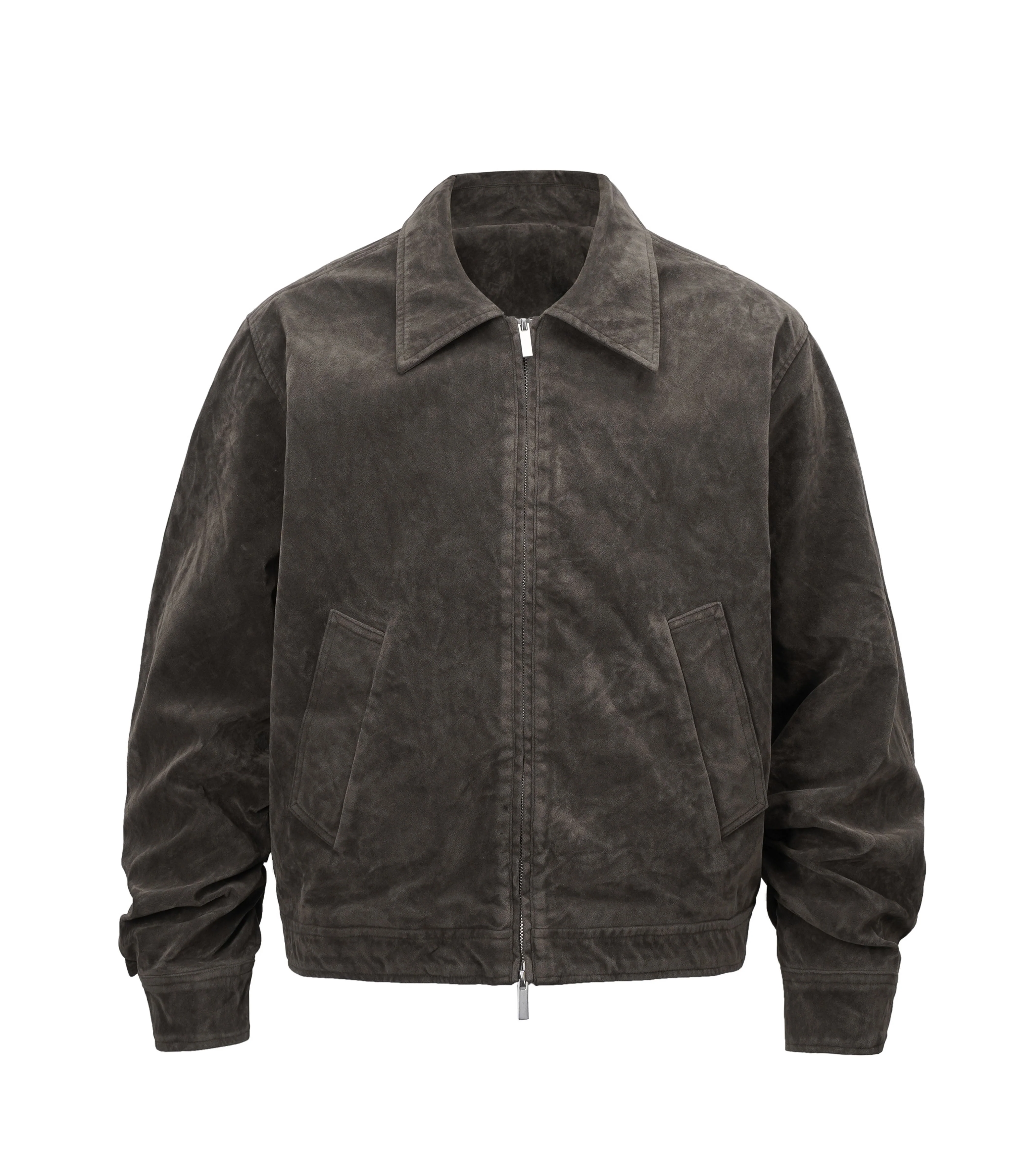 BROWN SUEDE WORK JACKET