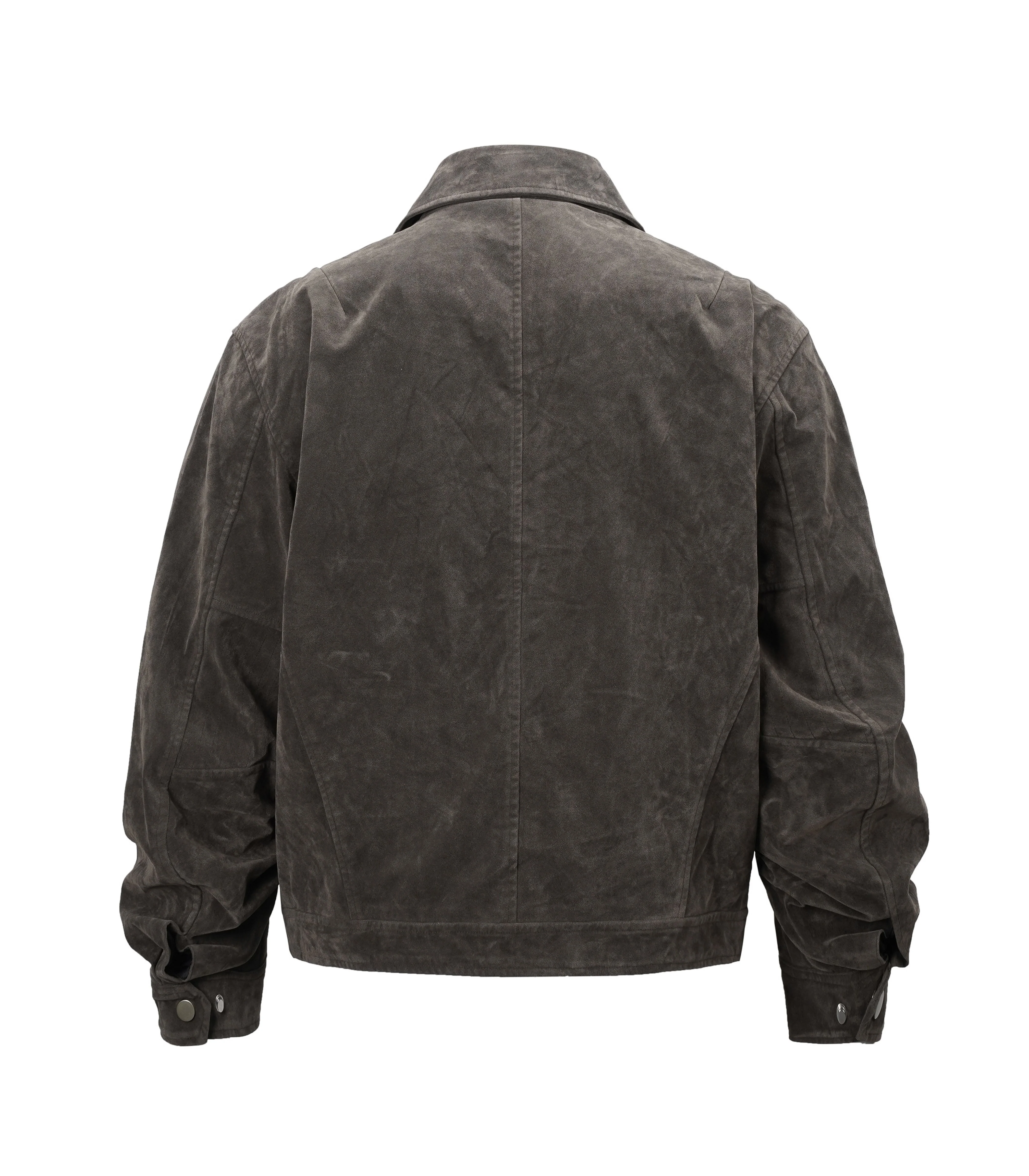BROWN SUEDE WORK JACKET - Image 2